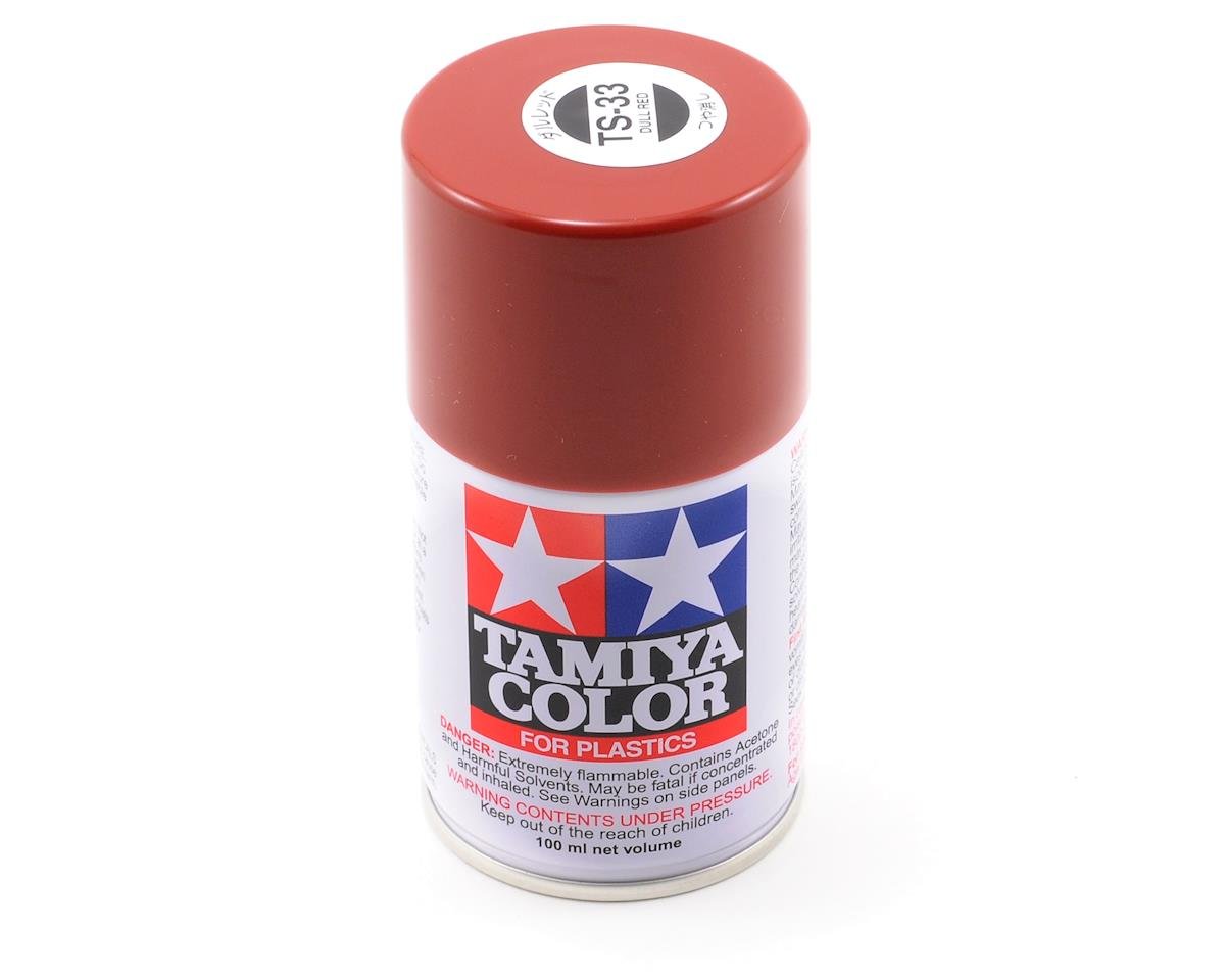 Tamiya TS-33 Dull Red Lacquer Spray Paint (100ml) (TAM85033)