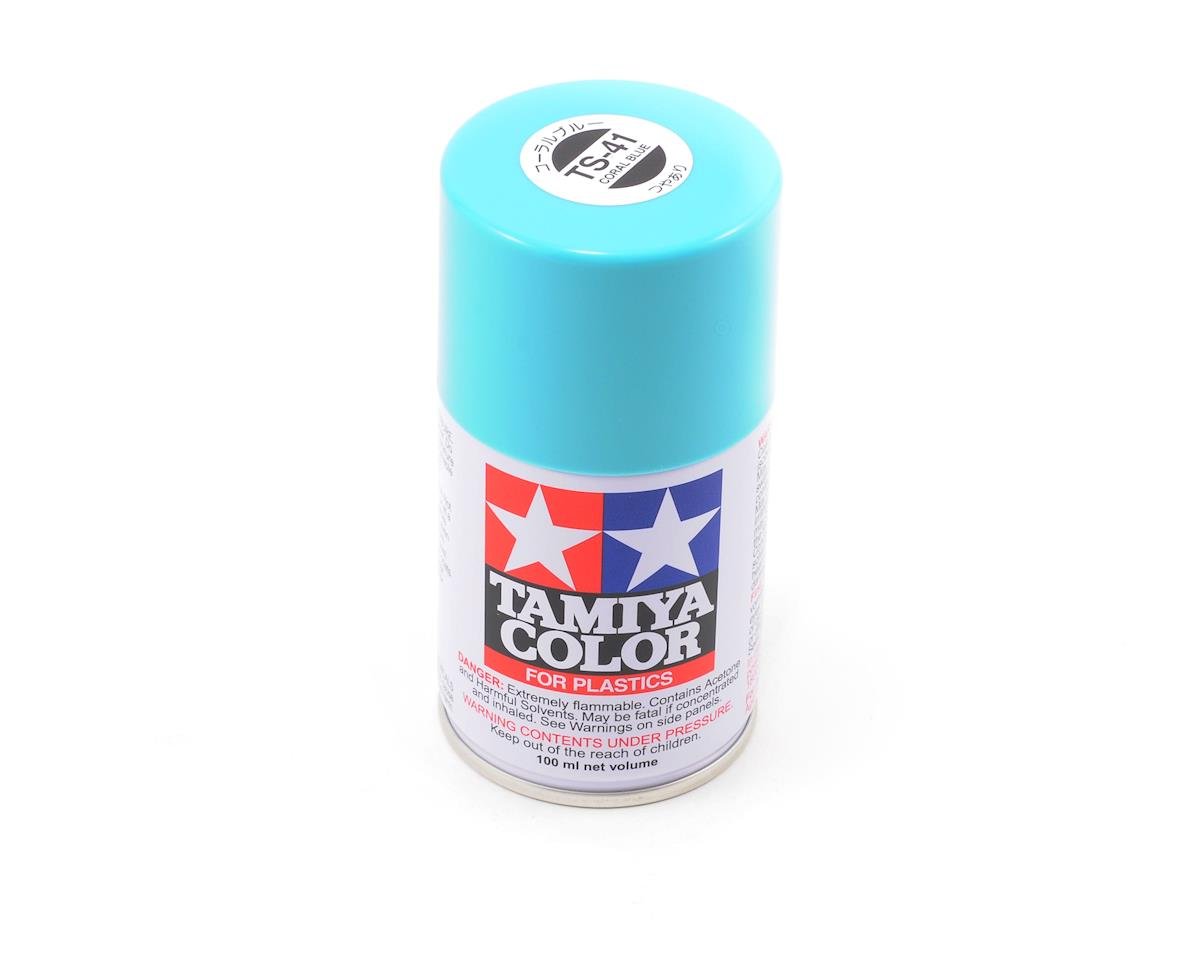 Tamiya TS-41 Coral Blue Lacquer Spray Paint (100ml) (TAM85041)