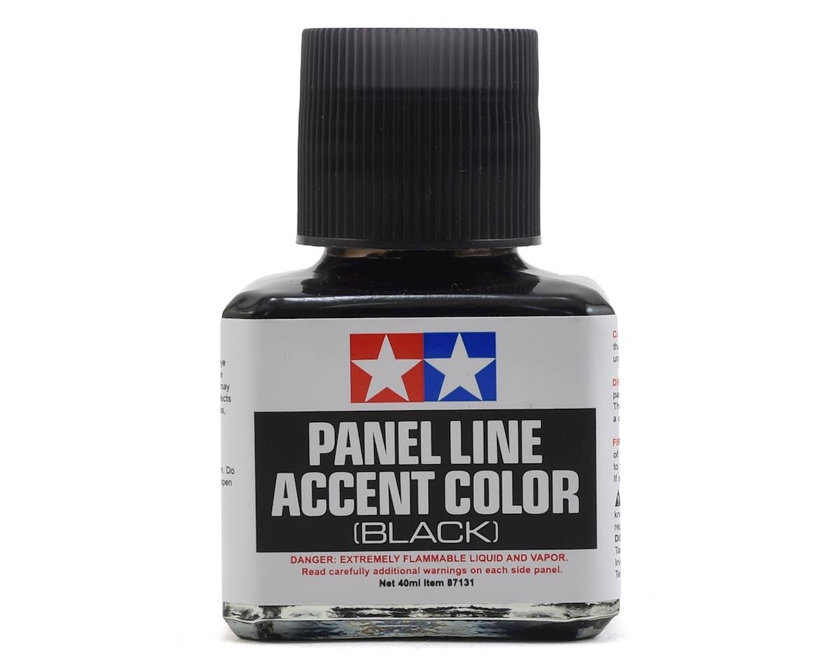 Tamiya Panel Line Accent Color (Black) (40ml) (TAM87131)