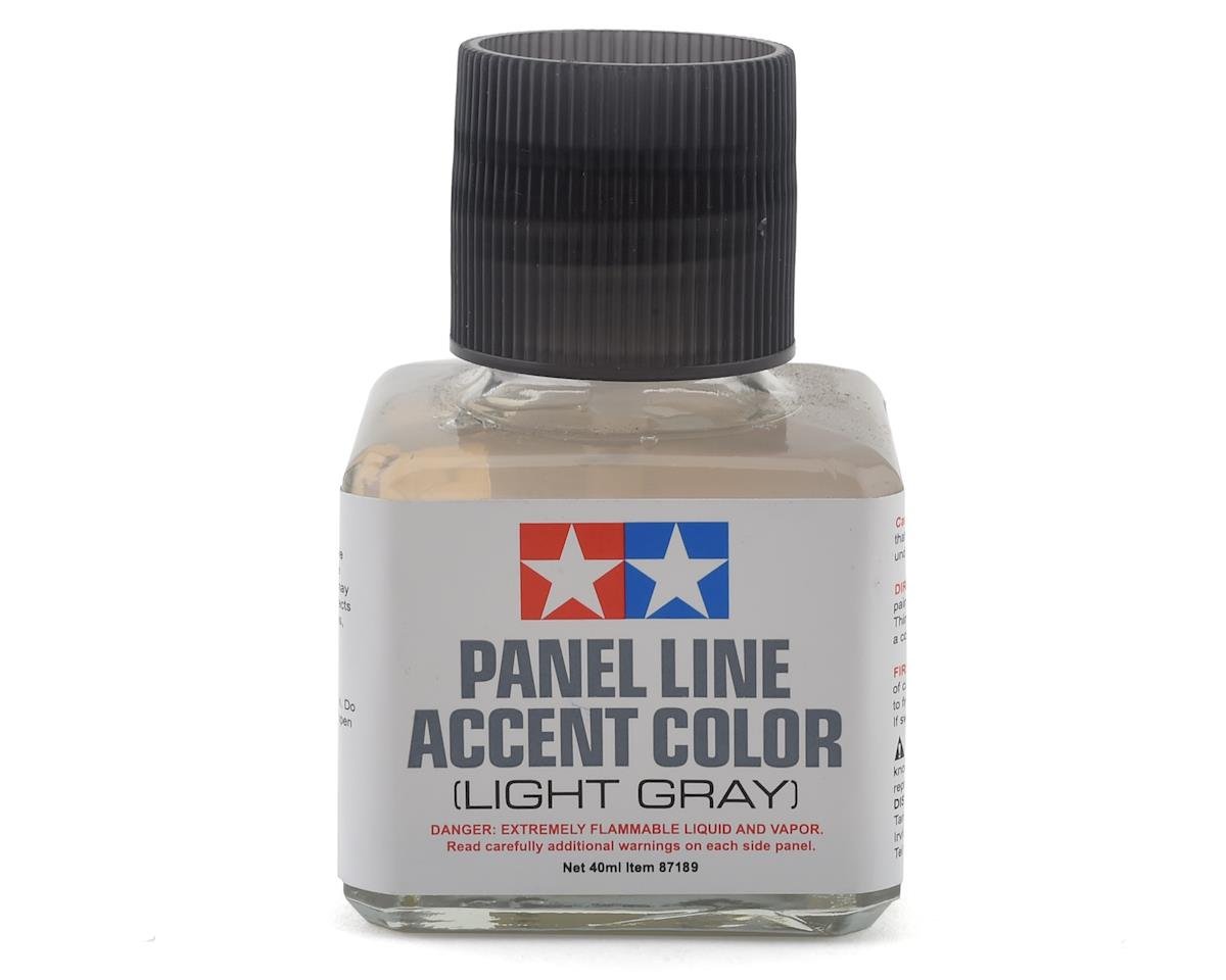 Tamiya Panel Line Accent Color (Light Grey) (40ml) (TAM87189)