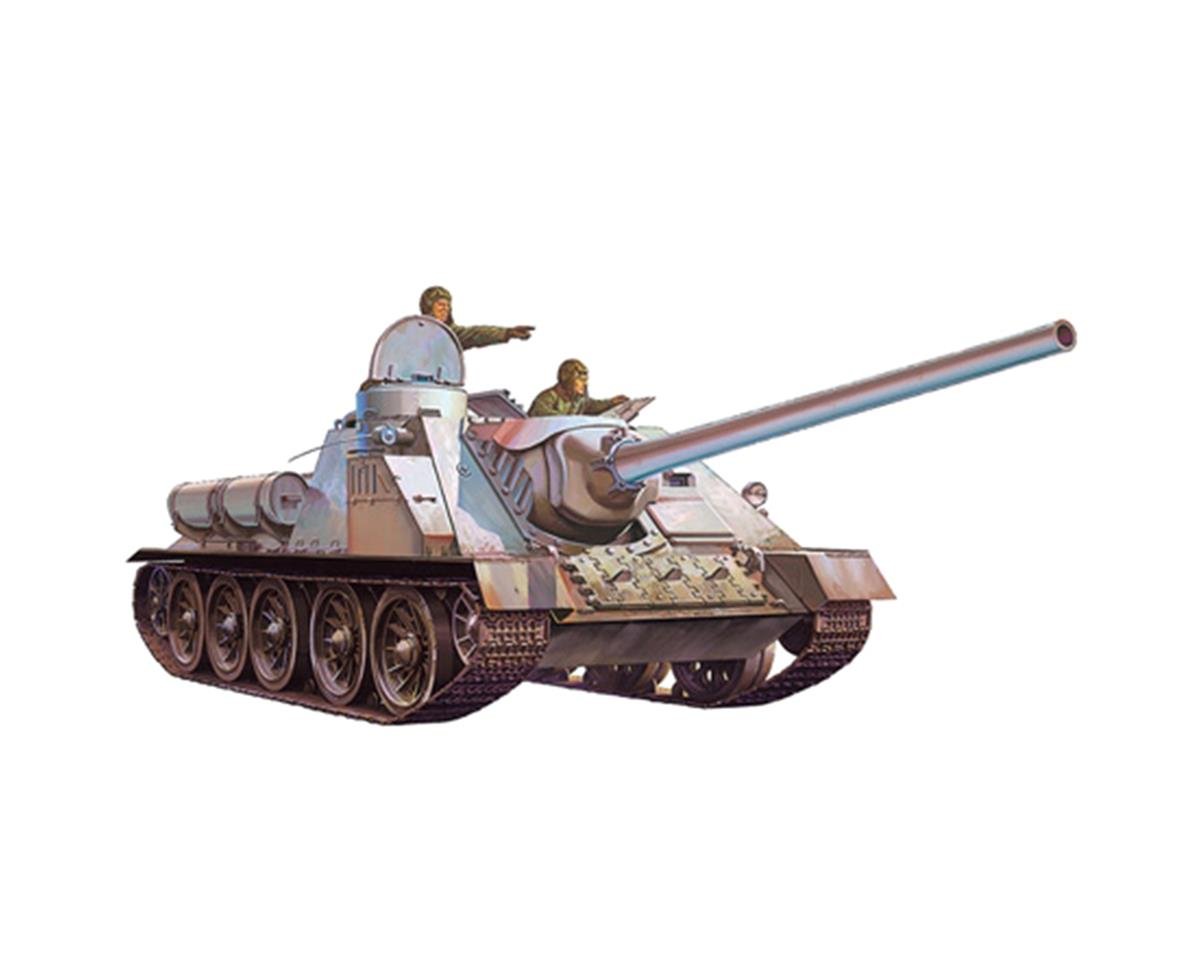 Tamiya 1/35 Russian Su100 Destroyer Model Tank Kit w/Weathering Set (TAM89791)