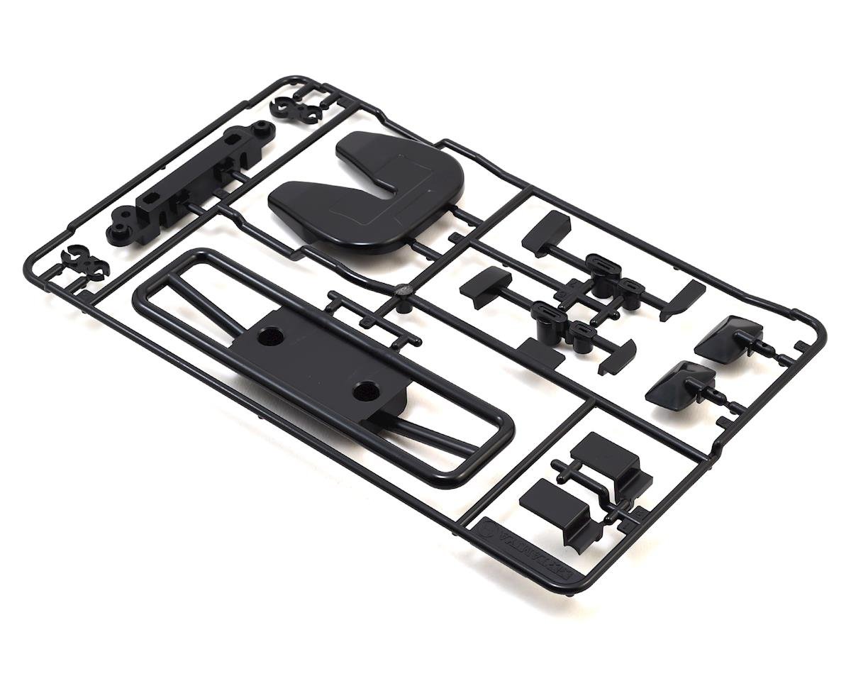 Tamiya Grille & Mirror Set (Black) (H Parts) (TAM9000877)