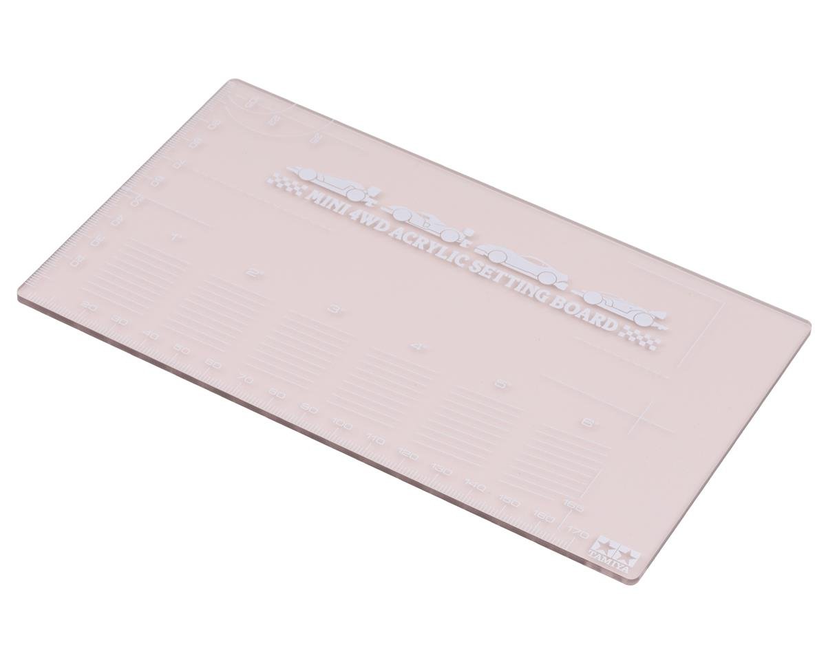 Tamiya Mini 4WD Acrylic Setting Board (Smoke) (TAM95618)