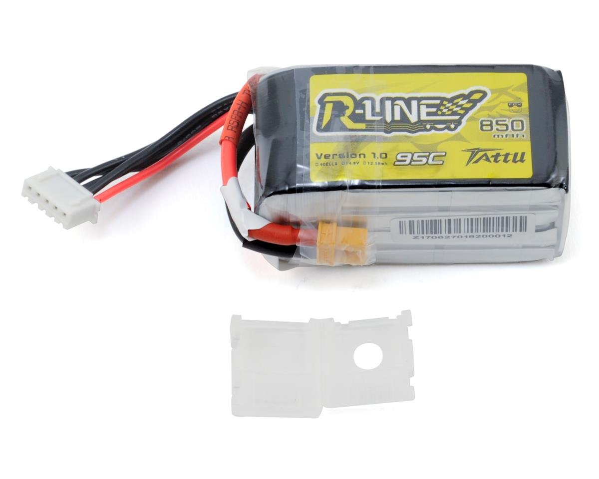 Tattu "RLine" 4s LiPo Battery 95C (14.8V/850mAh) (TAT-RL-95C-850-4S1P-XT30)