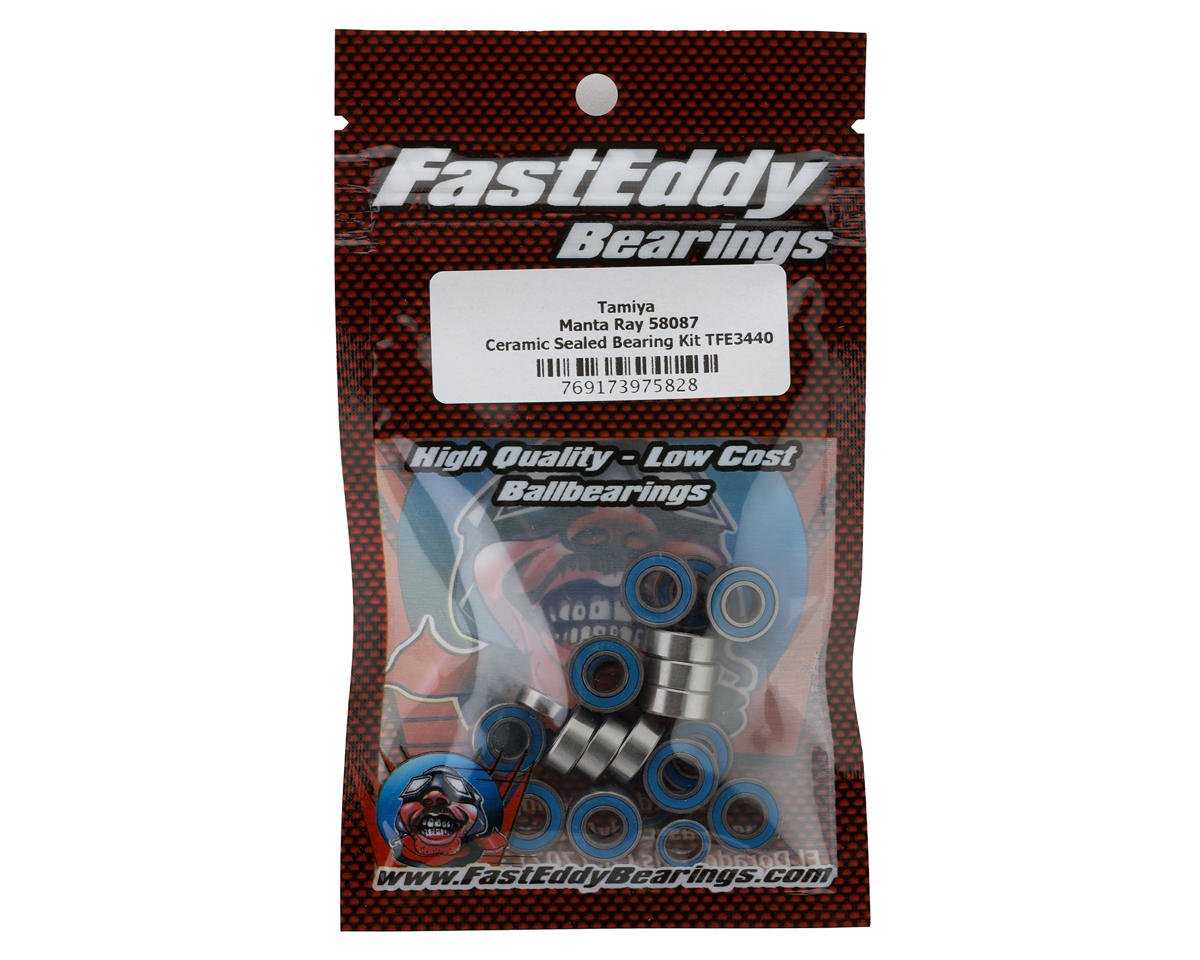 FastEddy Tamiya Manta Ray Ceramic Rubber Sealed Bearing Kit (TFE3440)