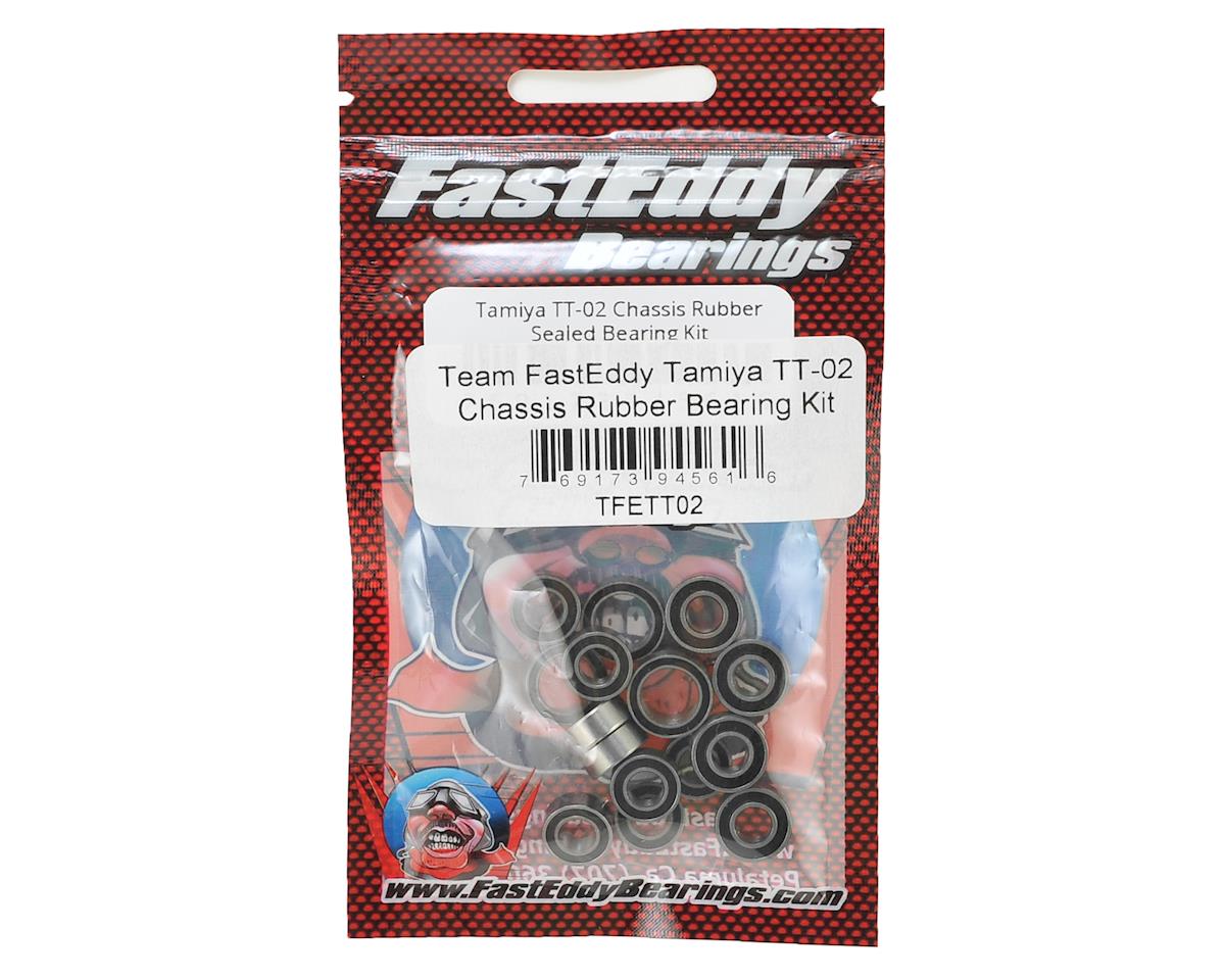 FastEddy Tamiya TT-02 Chassis Rubber Bearing Kit (TFE411)