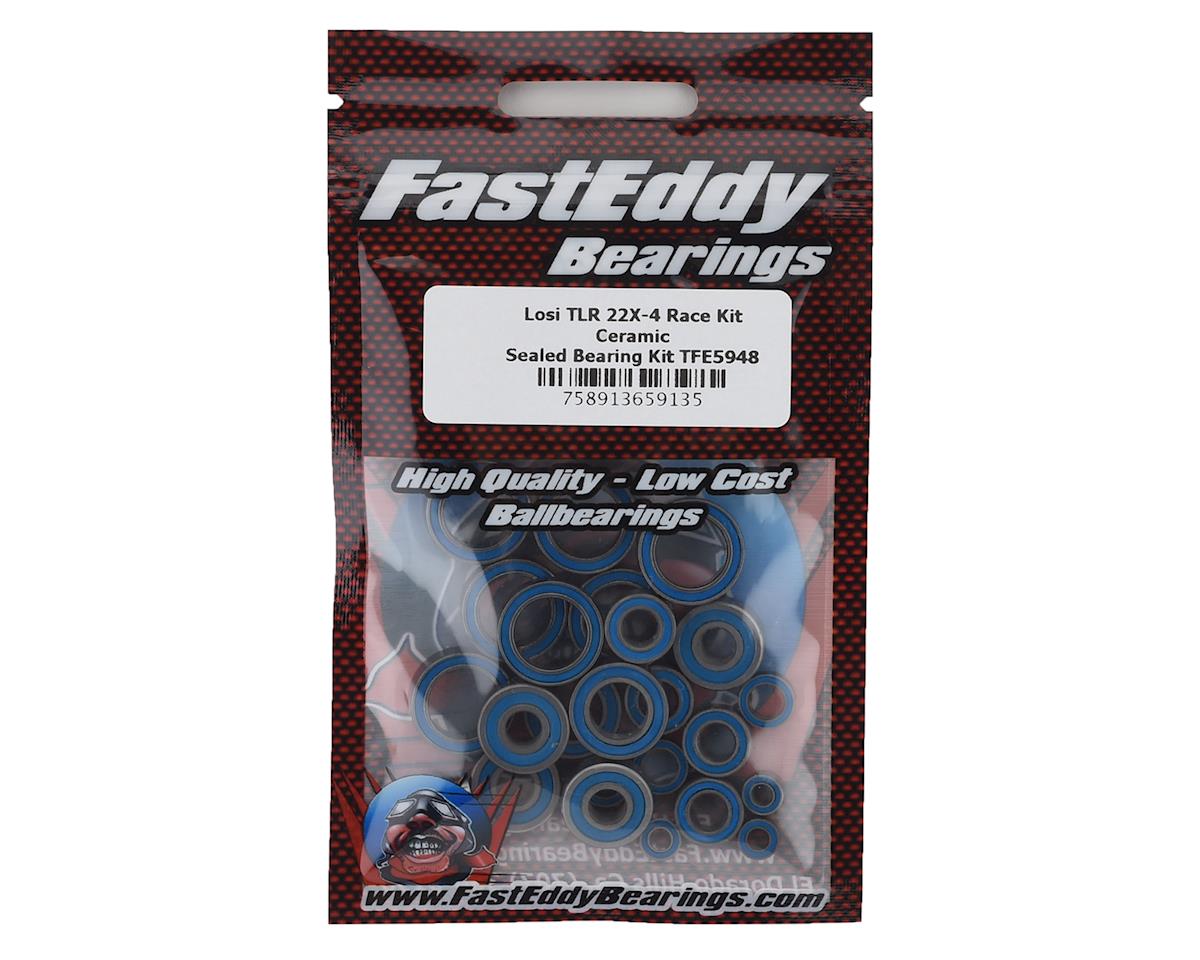 FastEddy Losi TLR 22X-4 Race Kit Ceramic Sealed Bearing Kit (TFE5948)