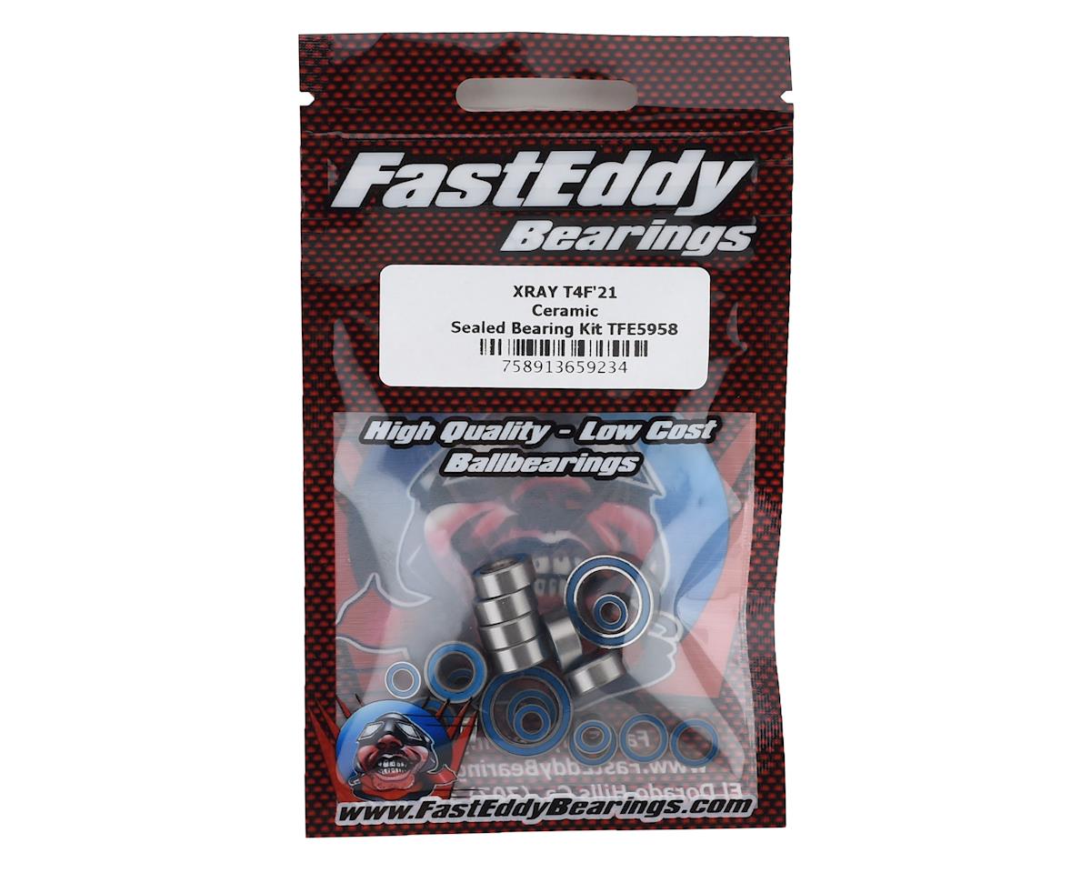 FastEddy XRAY T4F'21 Ceramic Sealed Bearing Kit (TFE5958)