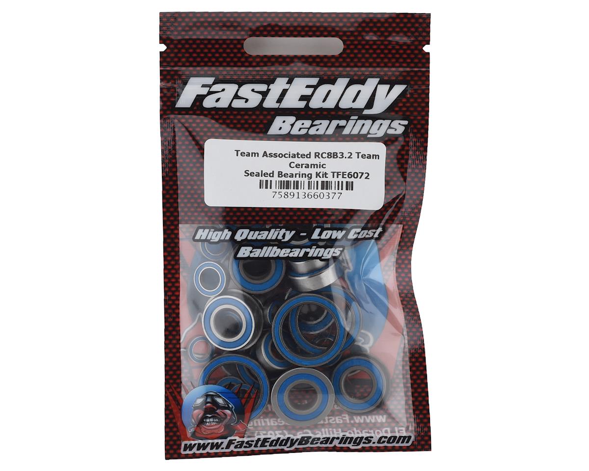 FastEddy Associated RC8B3.2 Team Ceramic Sealed Bearing Kit (TFE6072)