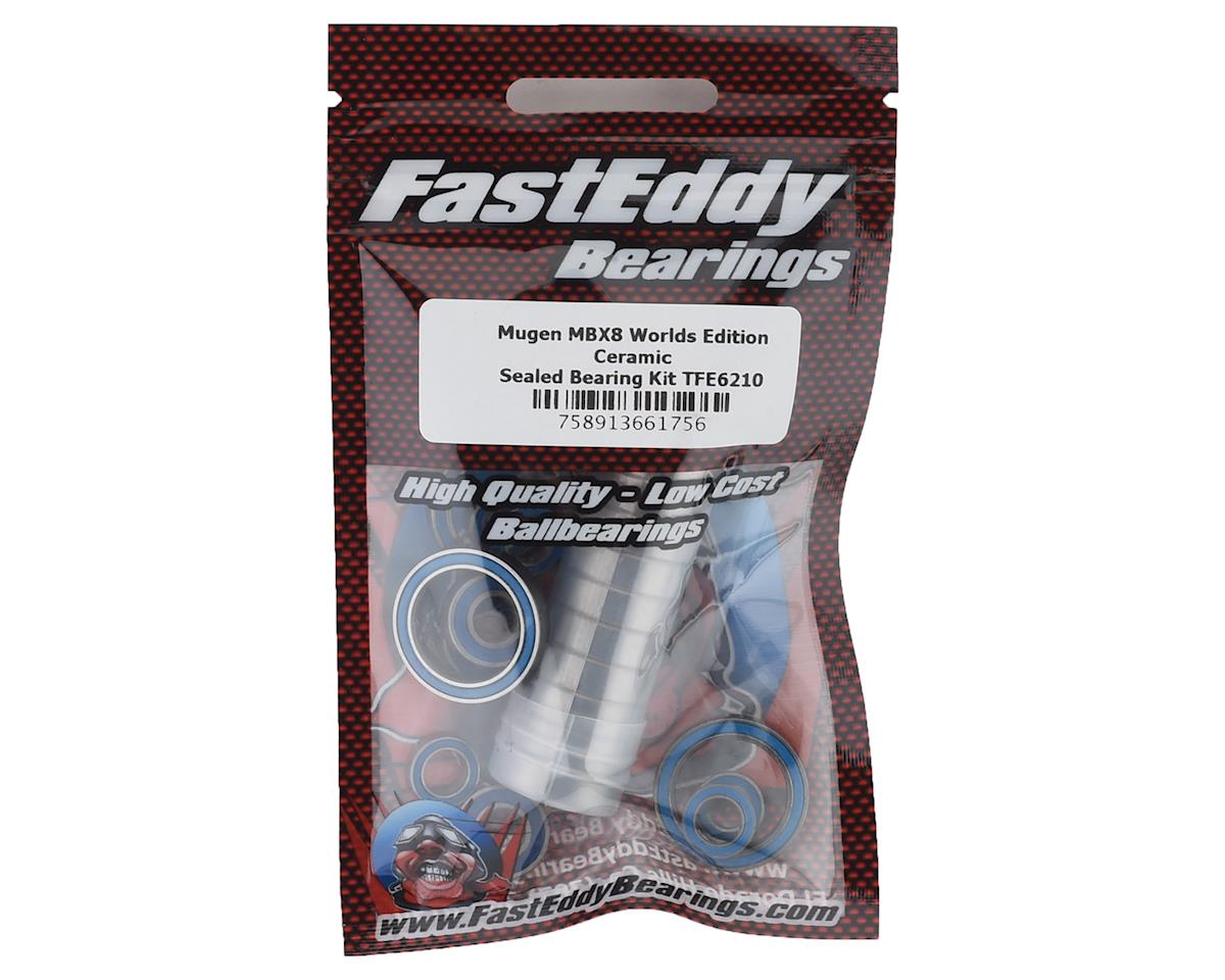 FastEddy Mugen MBX8 Worlds Edition Ceramic Sealed Bearing Kit (TFE6210)