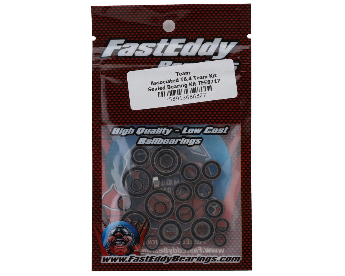 FastEddy Team Associated RC10T6.4 Team Kit Bearing Kit (TFE8717)