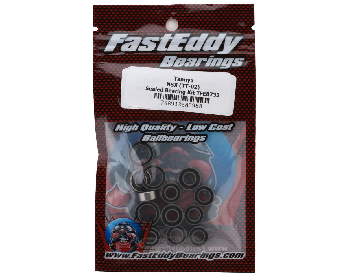 FastEddy Tamiya NSX TT-02 Bearing Kit (TFE8733)
