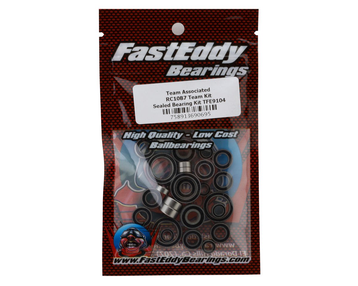 FastEddy Team Associated RC10B7 Team Kit Sealed Bearing Kit (TFE9104)
