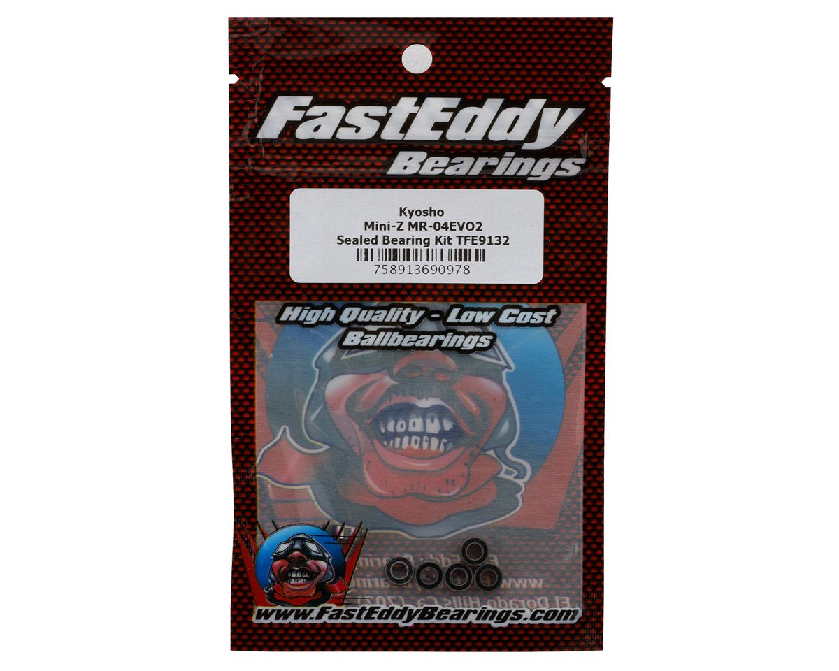 FastEddy 3x6x2.5mm Kyosho Mini-Z MR-04EVO2 Sealed Bearing Kit (TFE9132)