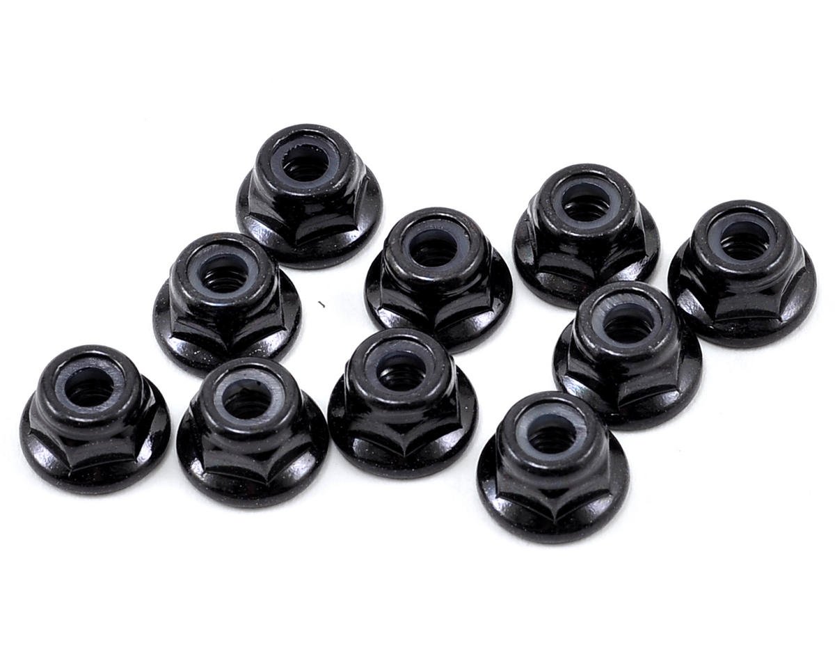 Tekno RC M4 Flanged Locknut (Black) (10) (TKR1212)