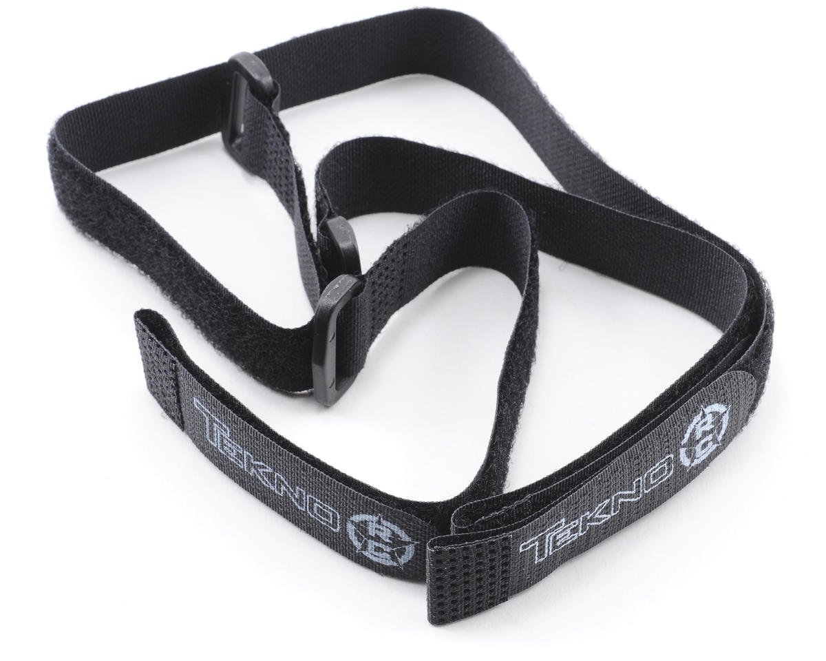 Tekno RC 4S/6S Battery Strap (Black) (3) (TKR40007K)