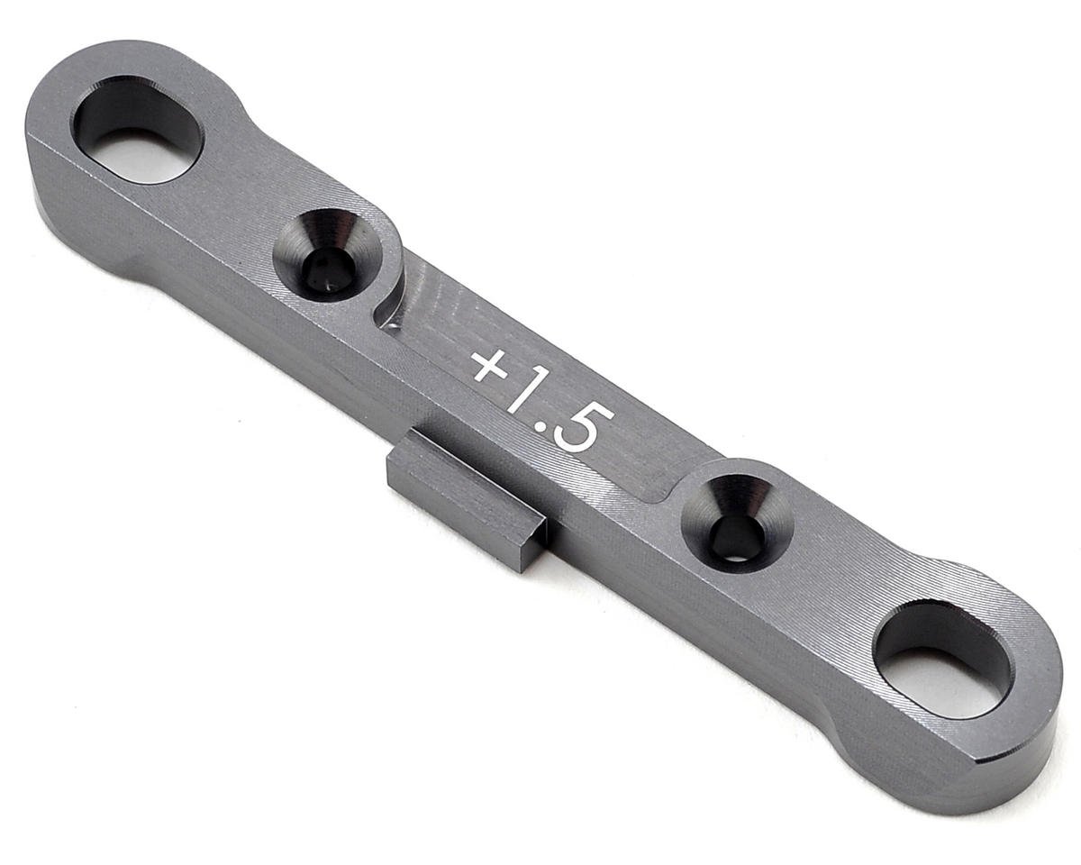 Tekno RC Aluminum Rear-Rear Adjustable Hinge Pin Brace (Gun Metal) (TKR5013B)