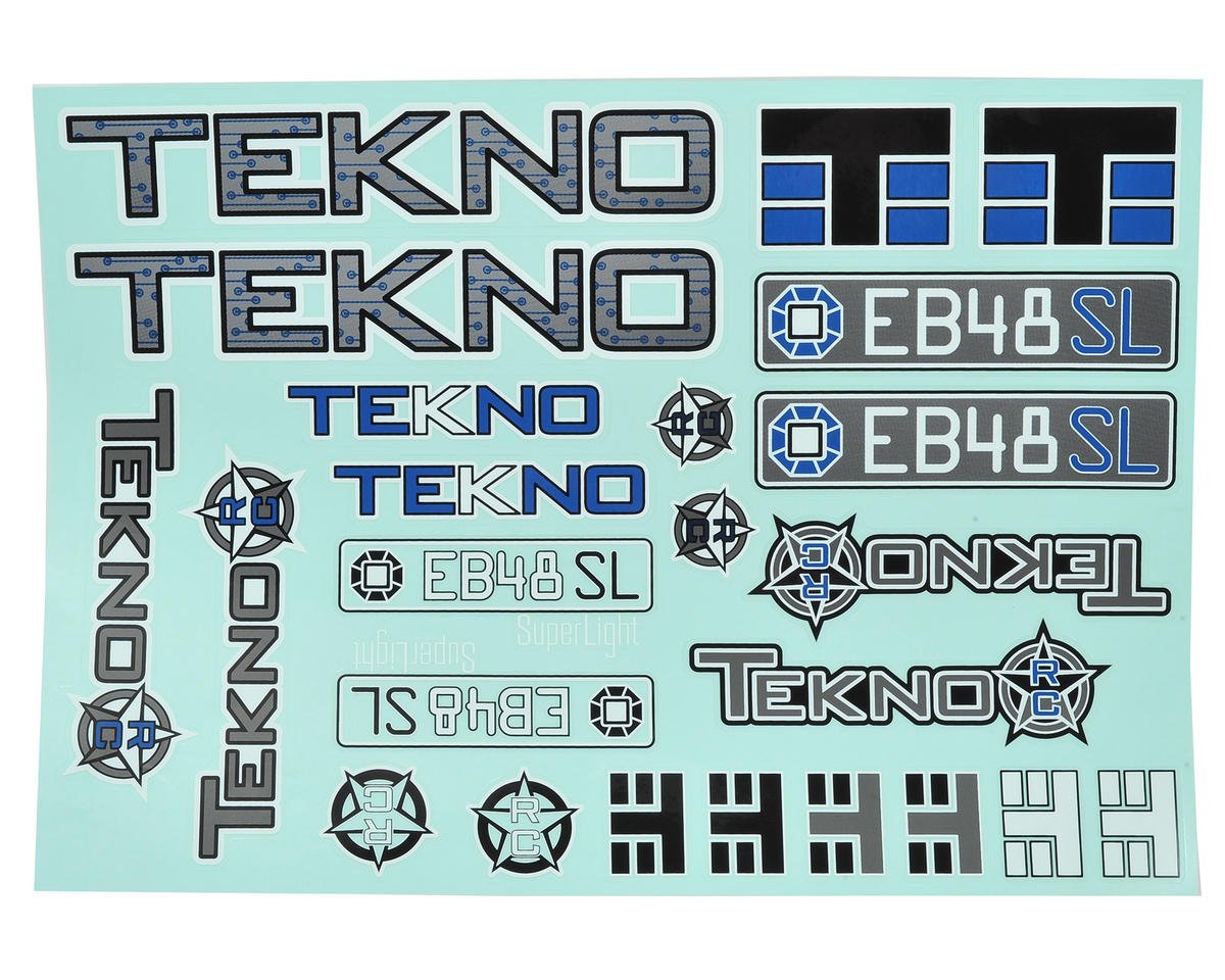 Tekno RC EB48SL Decal Sheet (TKR5249)