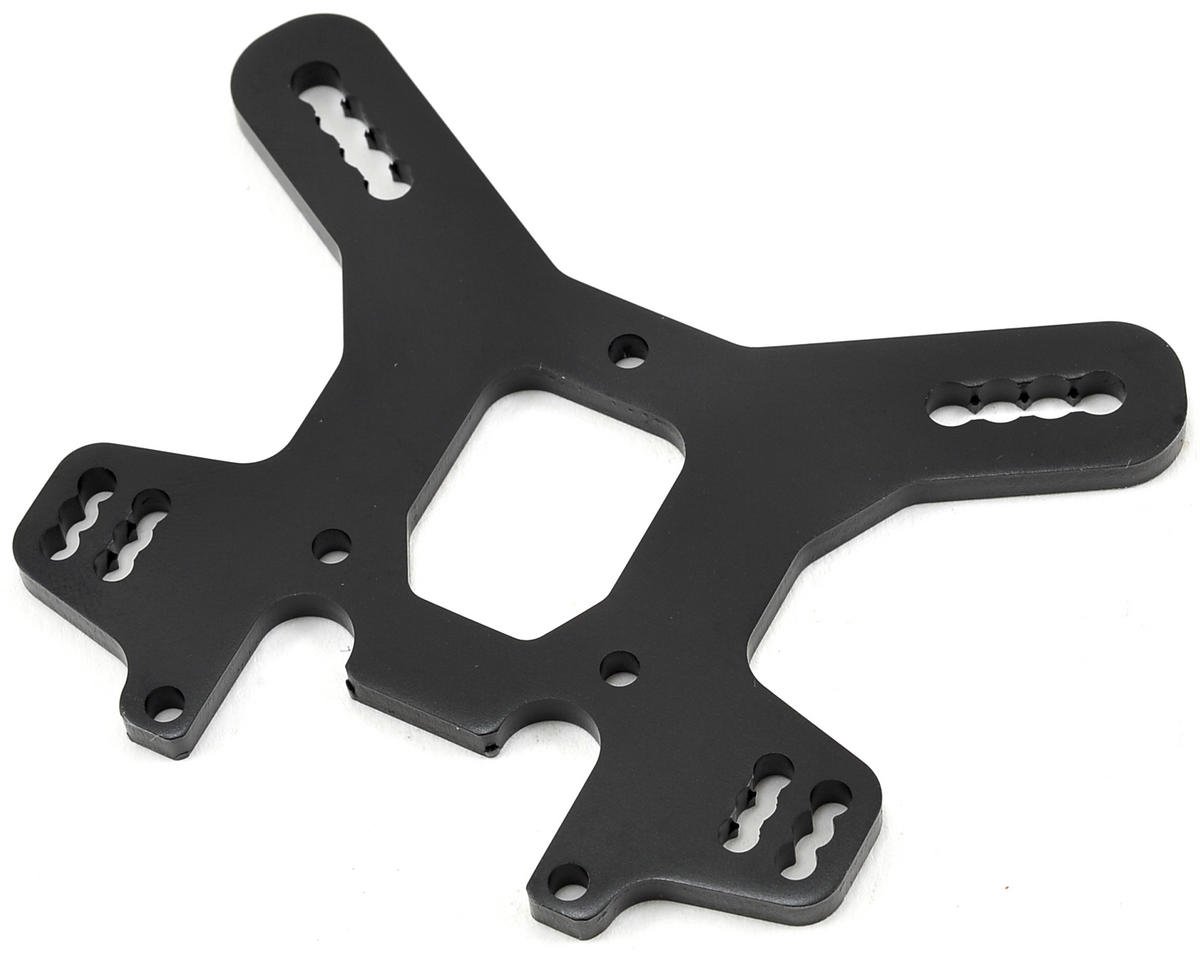 Tekno RC Aluminum Front Shock Tower (Black) (Short) (TKR5581)