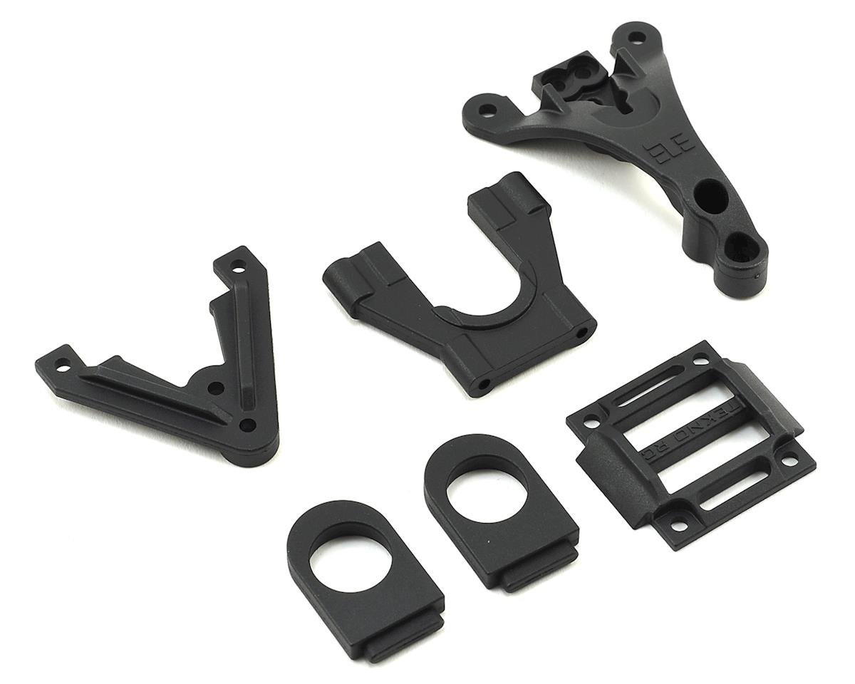 Tekno RC EB410/ET410 Center Differential Support & Top Braces (TKR6634)