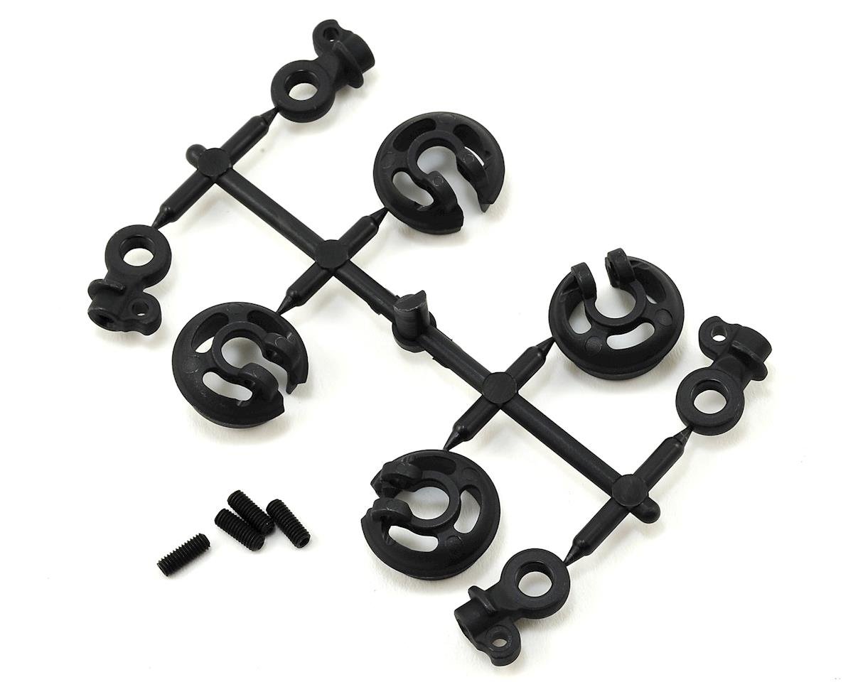 Tekno RC EB410/ET410 Locking Shock Rod End & Spring Perch Set (TKR6701)