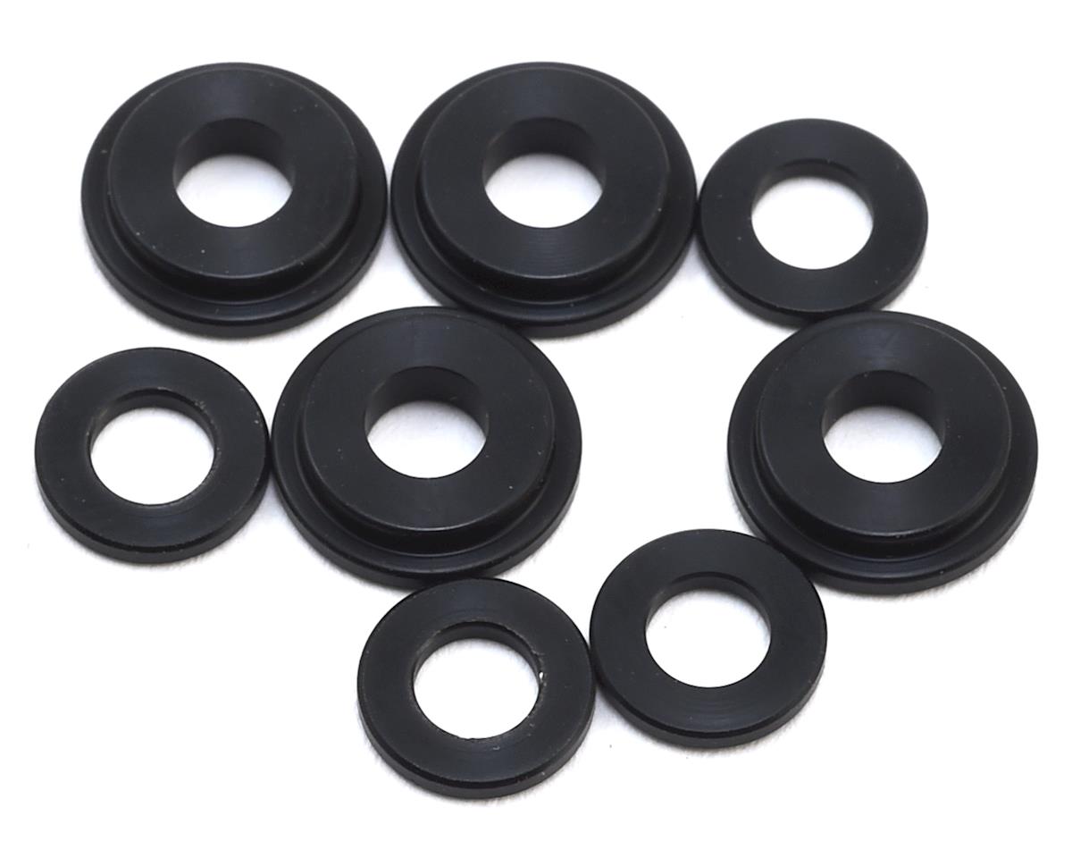 Tekno RC EB410/ET410 CNC Shock Cartridge Spacer Guide Set (8) (TKR6708)