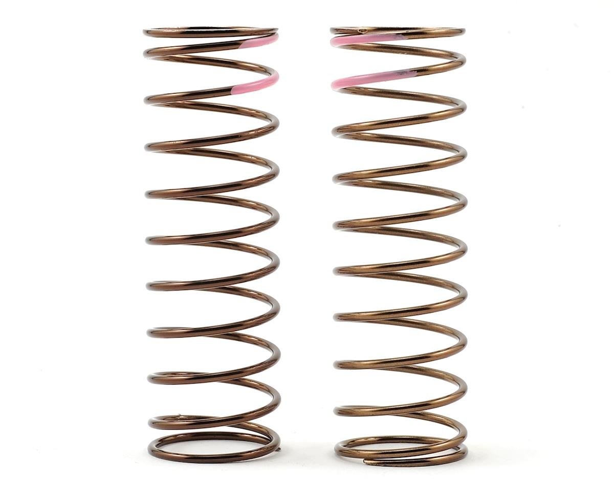 Tekno RC Low Frequency 75mm Front Shock Spring Set (Pink - 3.82lb/in) (TKR8764)