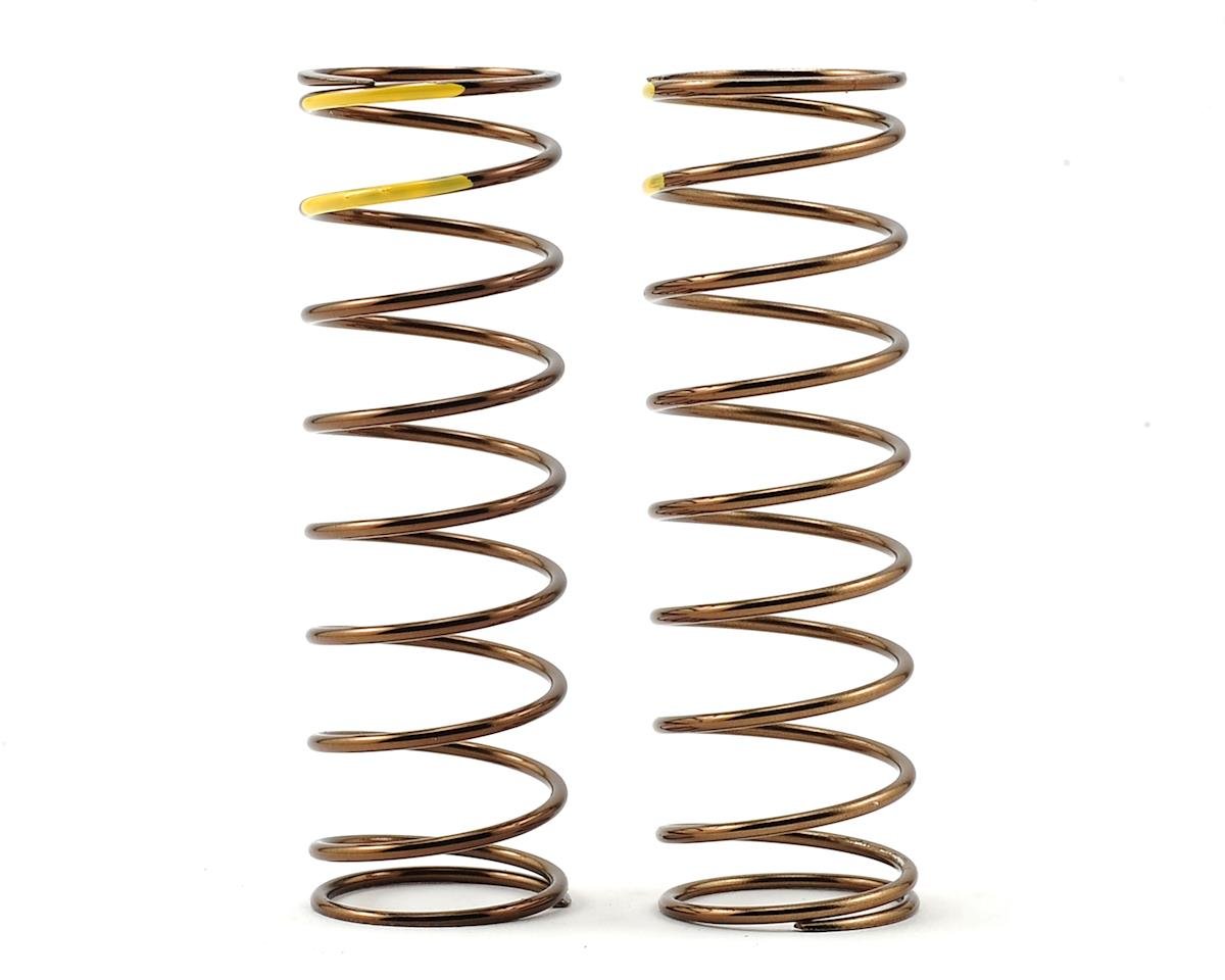 Tekno RC Low Frequency 75mm Front Shock Spring Set (Yellow - 4.47lb/in) (TKR8766)