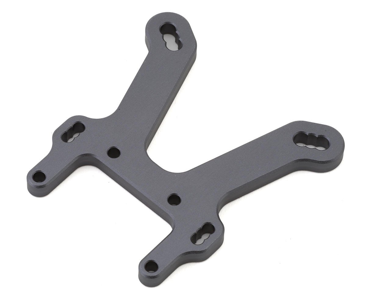 Tekno RC NB48 2.0 Aluminum Split Front Shock Tower (Gunmetal) (TKR9268E)
