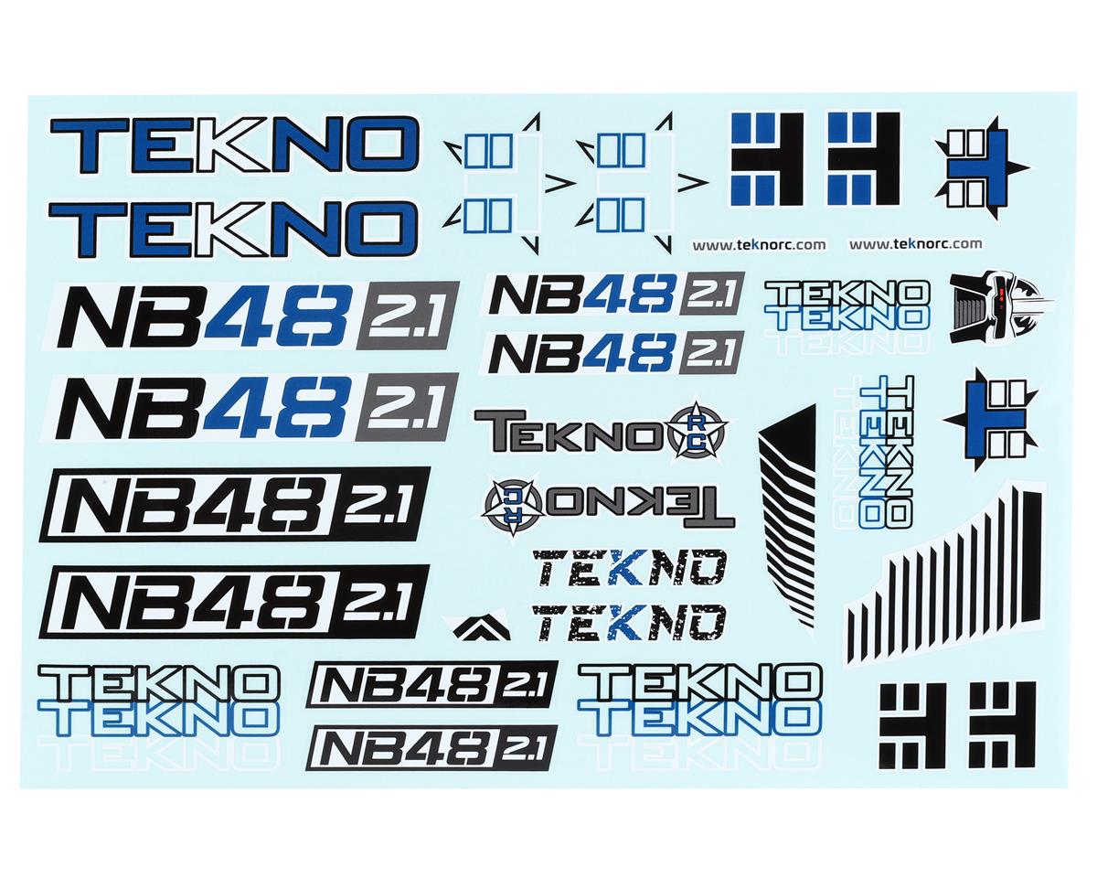Tekno RC NB48 2.1 Decal Sheet (TKR9348)