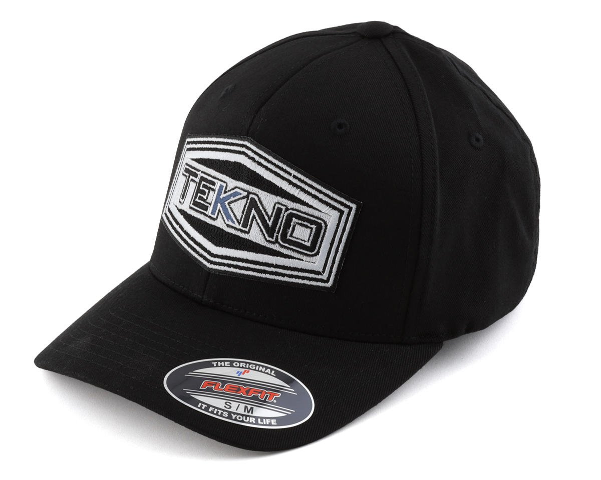 Tekno RC "Round Bill" FlexFit WOOLY Cap (Black) (S/M) (TKRHAT13SM)