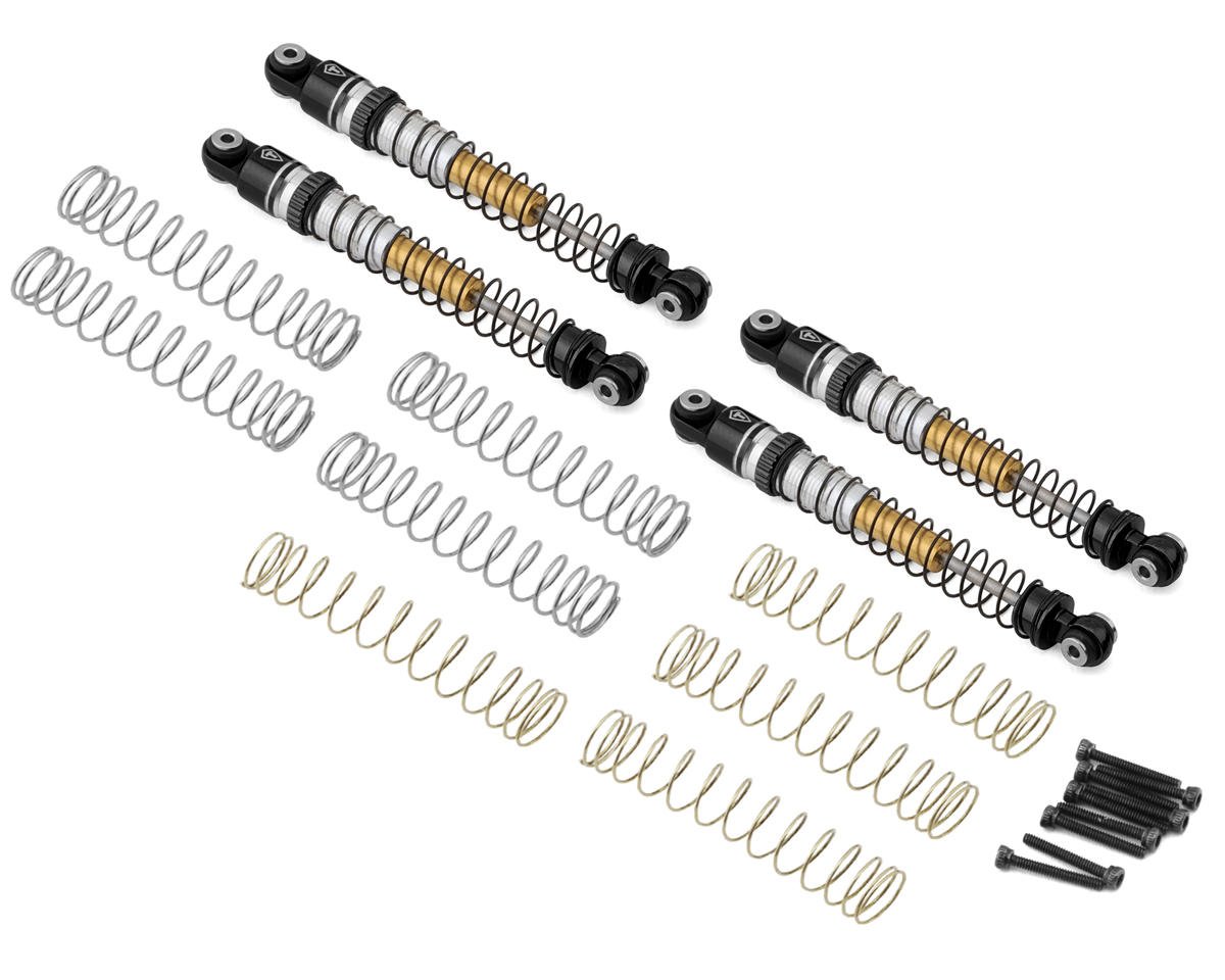 Treal Hobby Axial AX24 Aluminum Long-Travel Threaded Shocks (53mm) (4) (TLHTAX24-09)
