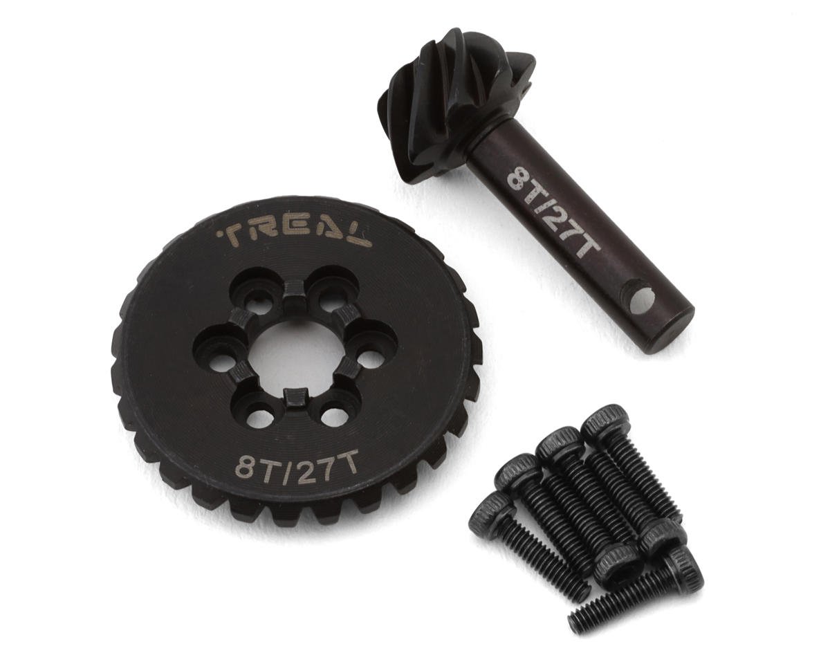 Treal Hobby Axial Capra/SCX10 III Overdrive Ring & Pinion (8T/27T) (TLHTCAPRA-21)