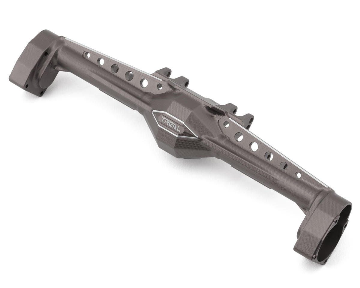 Treal Hobby Axial Capra CNC Aluminum One Piece Rear Axle Housing (Titanium) (TLHTCAPRA-29)