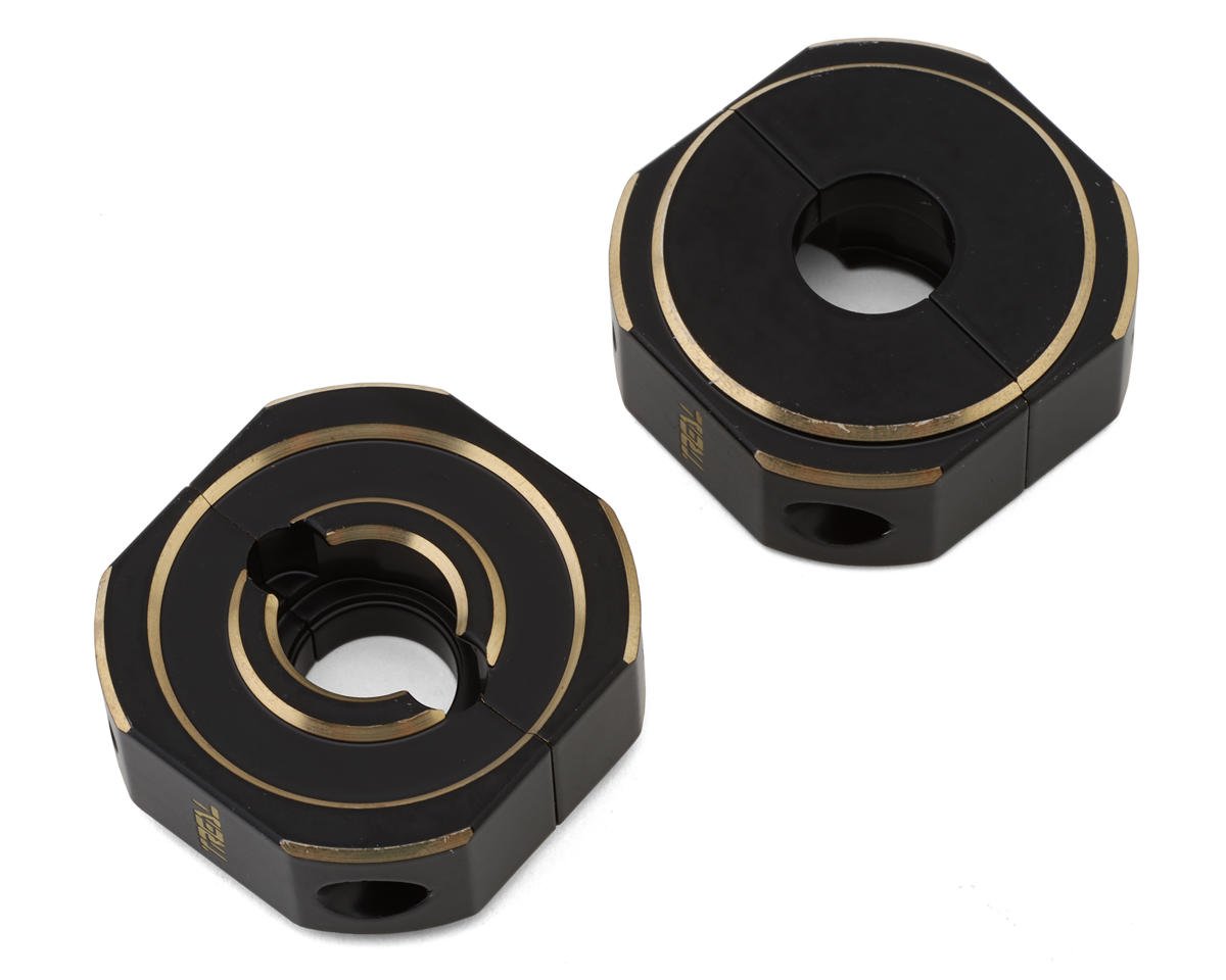 Treal Hobby Element RC Enduro Brass Rear Counter Balance Weight (Black) (TLHTENDURO-09)
