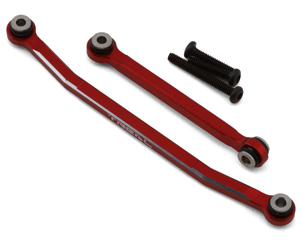 Treal Hobby FCX24 Aluminum Steering Rod Link Set (Red) (TLHTFCX24-10)