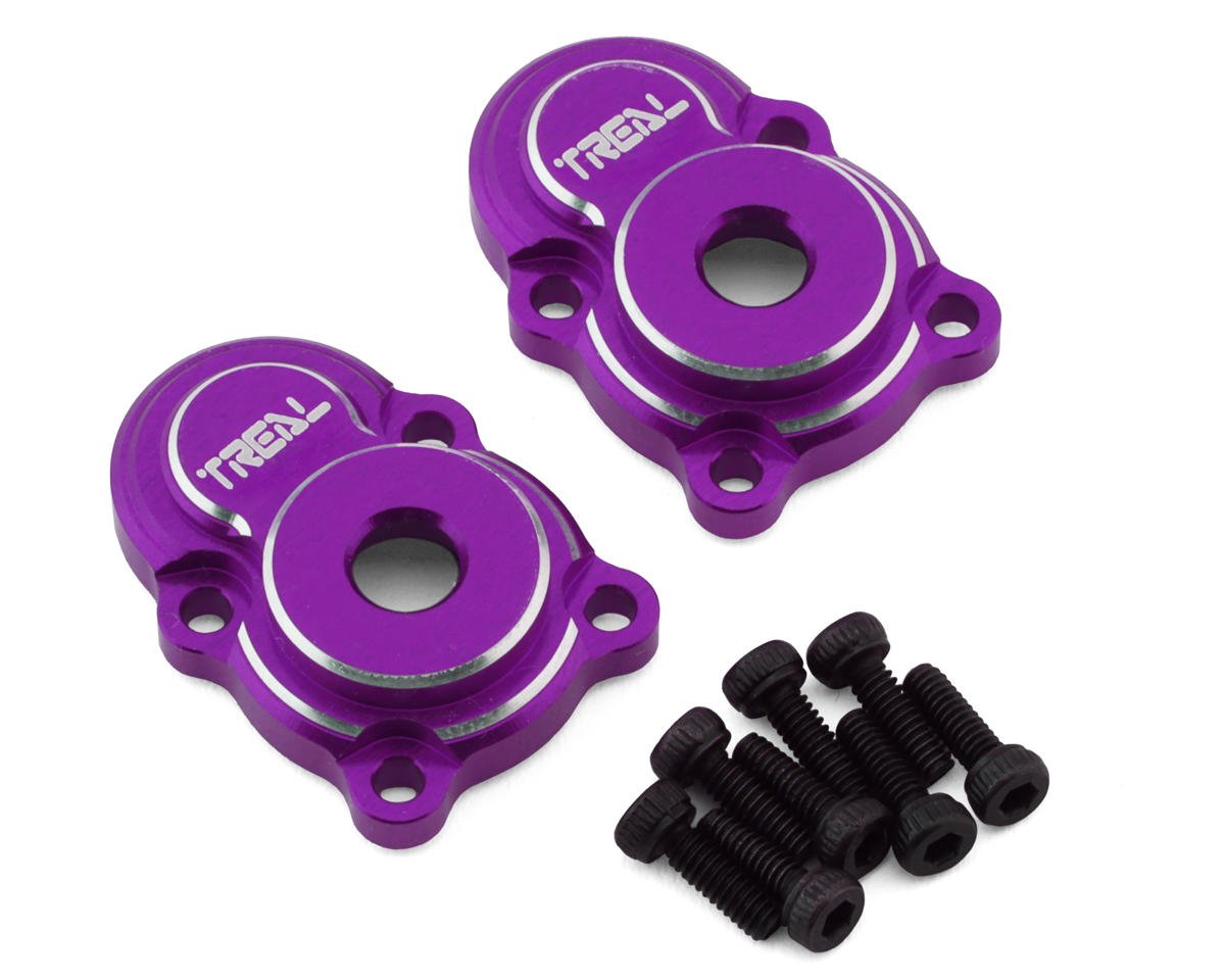 Treal Hobby FCX24 Aluminum Outer Portal Covers (Purple) (2) (TLHTFCX24-48)