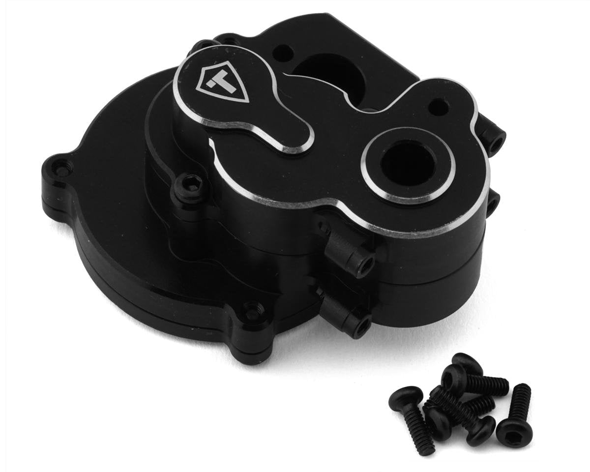 Treal Hobby FCX24 Aluminum Transmission Gear Box Set (Black) (TLHTFCX24-59)