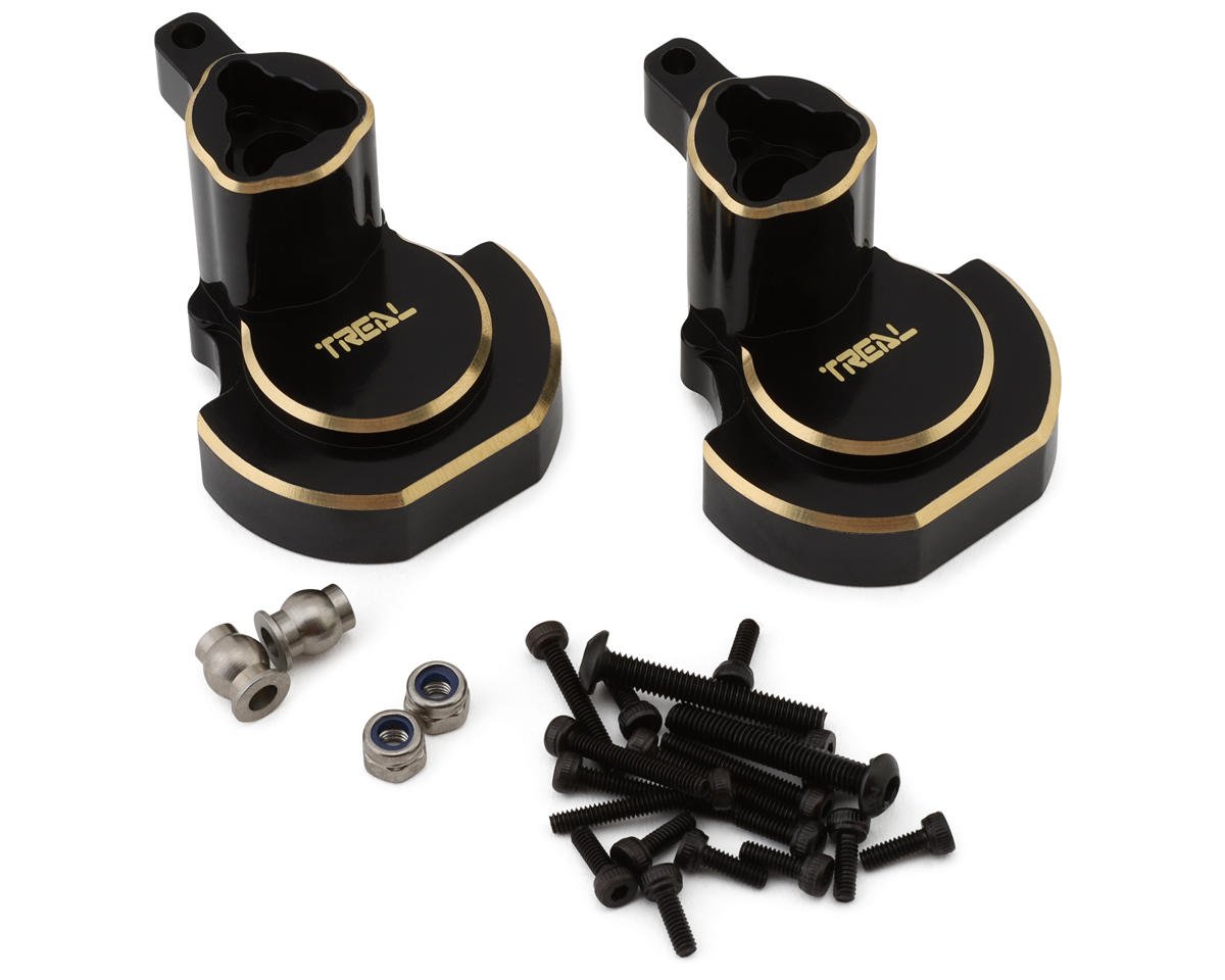 Treal Hobby Redcat Gen8 Brass Rear Inner Portal Covers (Black) (2) (71g) (TLHTGEN8-09)