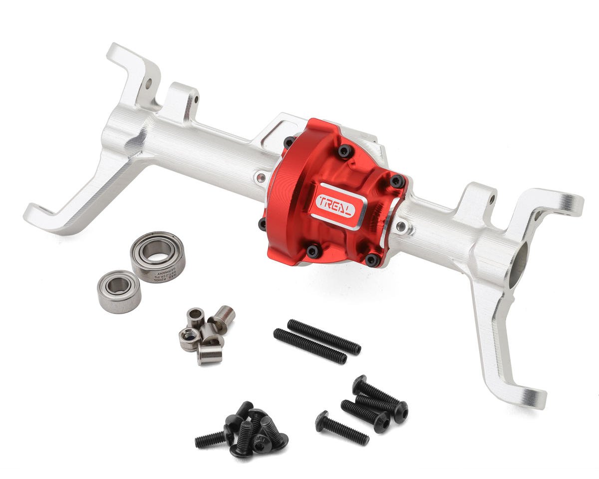 Treal Hobby Redcat Gen9 Aluminum Front Axle Housing w/C-Hubs (Silver) (TLHTGEN9-02)