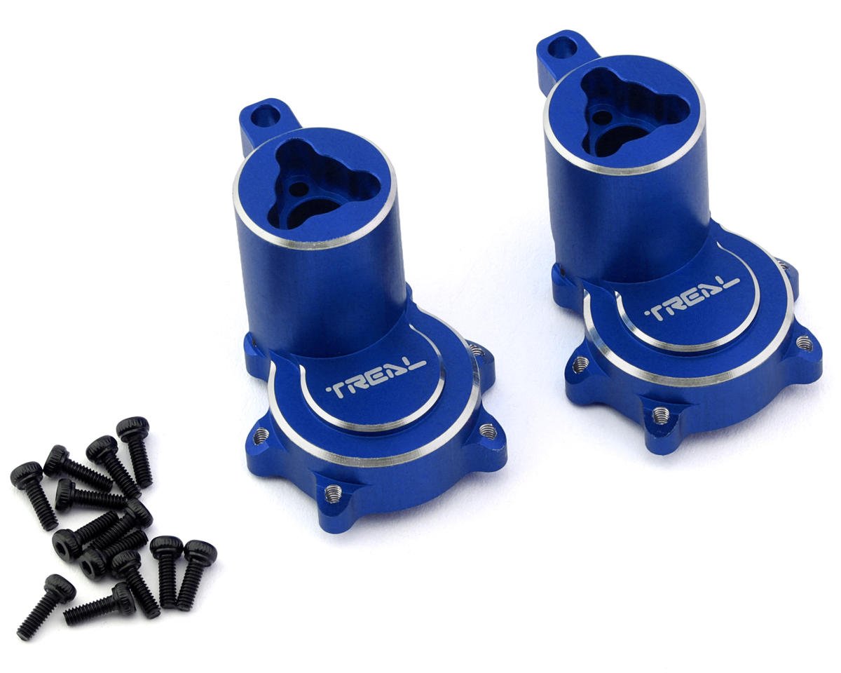 Treal Hobby Redcat Gen9 Aluminum Rear Hubs/Inner Portal Covers (Blue) (2) (TLHTGEN9-11)