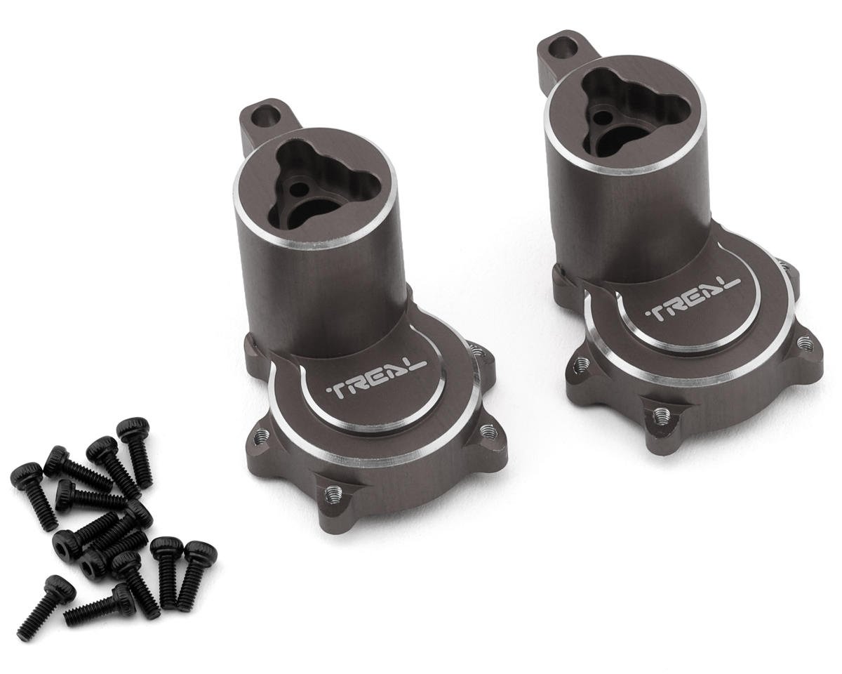 Treal Hobby Redcat Gen9 Aluminum Rear Hubs/Inner Portal Covers (Titanium) (2) (TLHTGEN9-13)