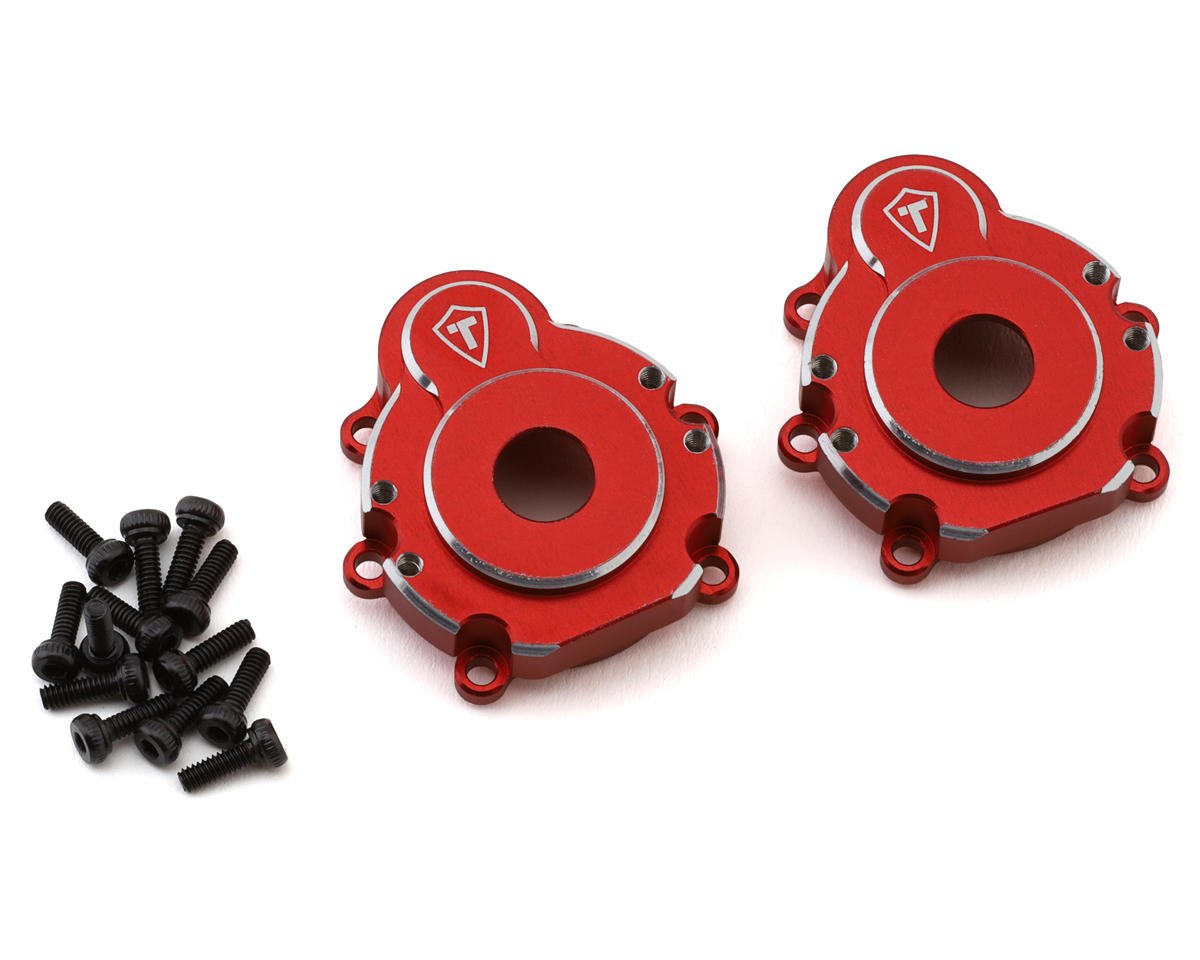 Treal Hobby Redcat Gen9 Aluminum Outer Portal Covers (Red) (2) (TLHTGEN9-17)