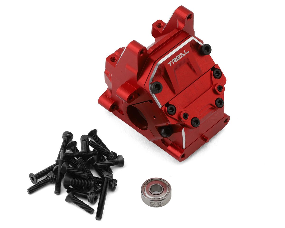 Treal Hobby Arrma Kraton 6S EXB Aluminum HD Gearbox (Red) (TLHTKRATON-02)
