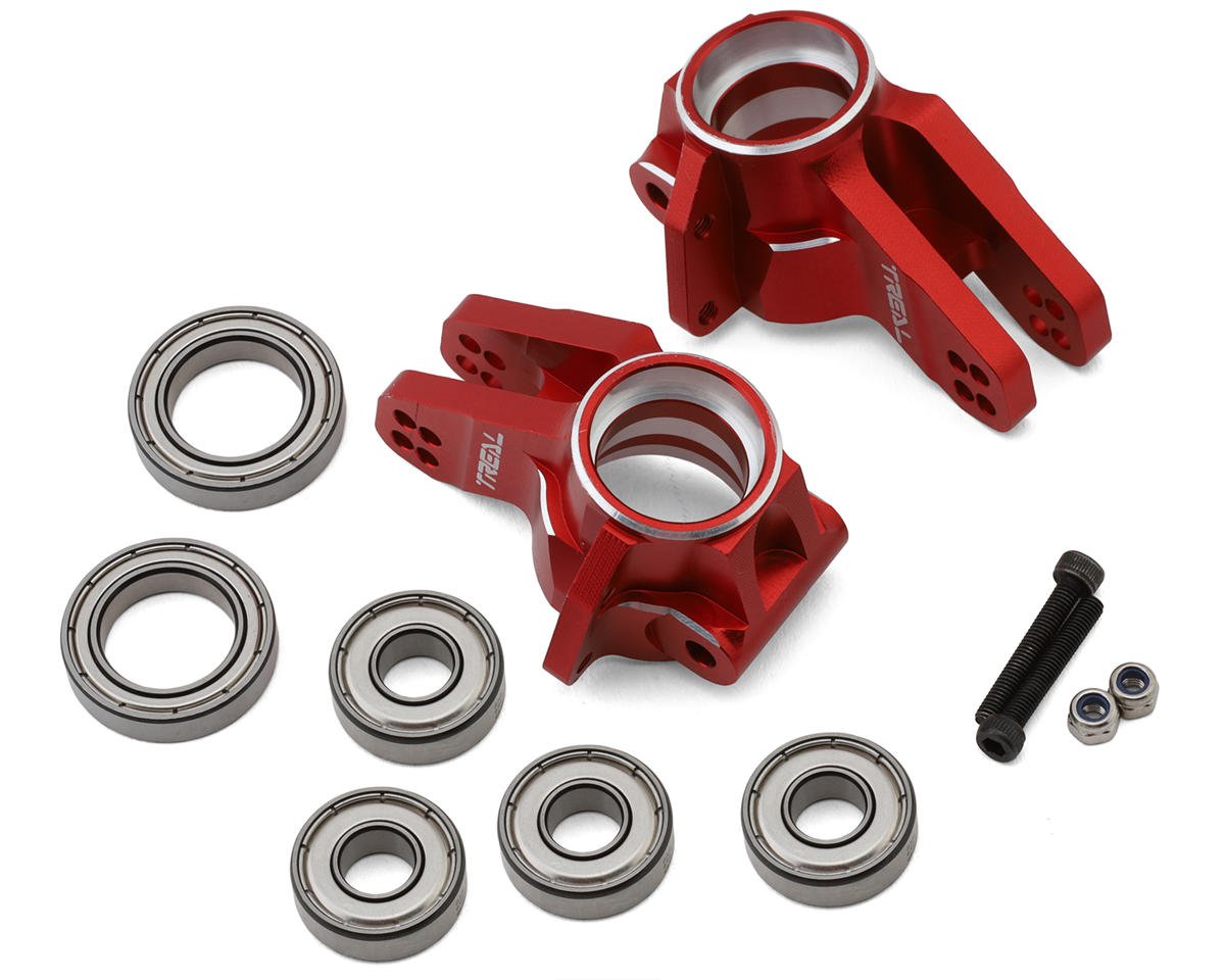 Treal Hobby Arrma Kraton 6S EXB Aluminum Rear Hubs (Red) (TLHTKRATON-08)