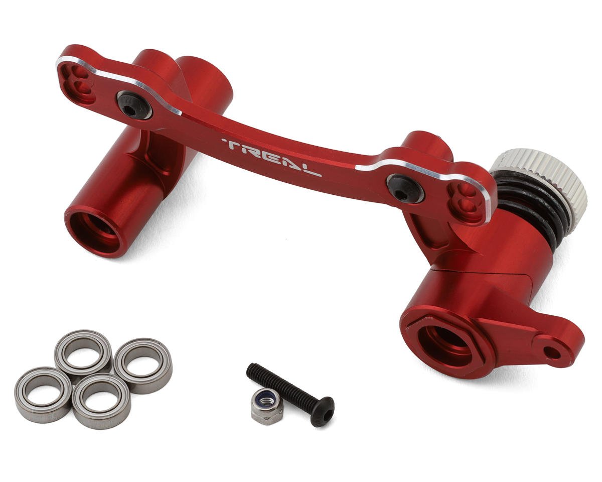 Treal Hobby Arrma Kraton 6S Aluminum Steering Rack Assembly (Red) (TLHTKRATON-16)