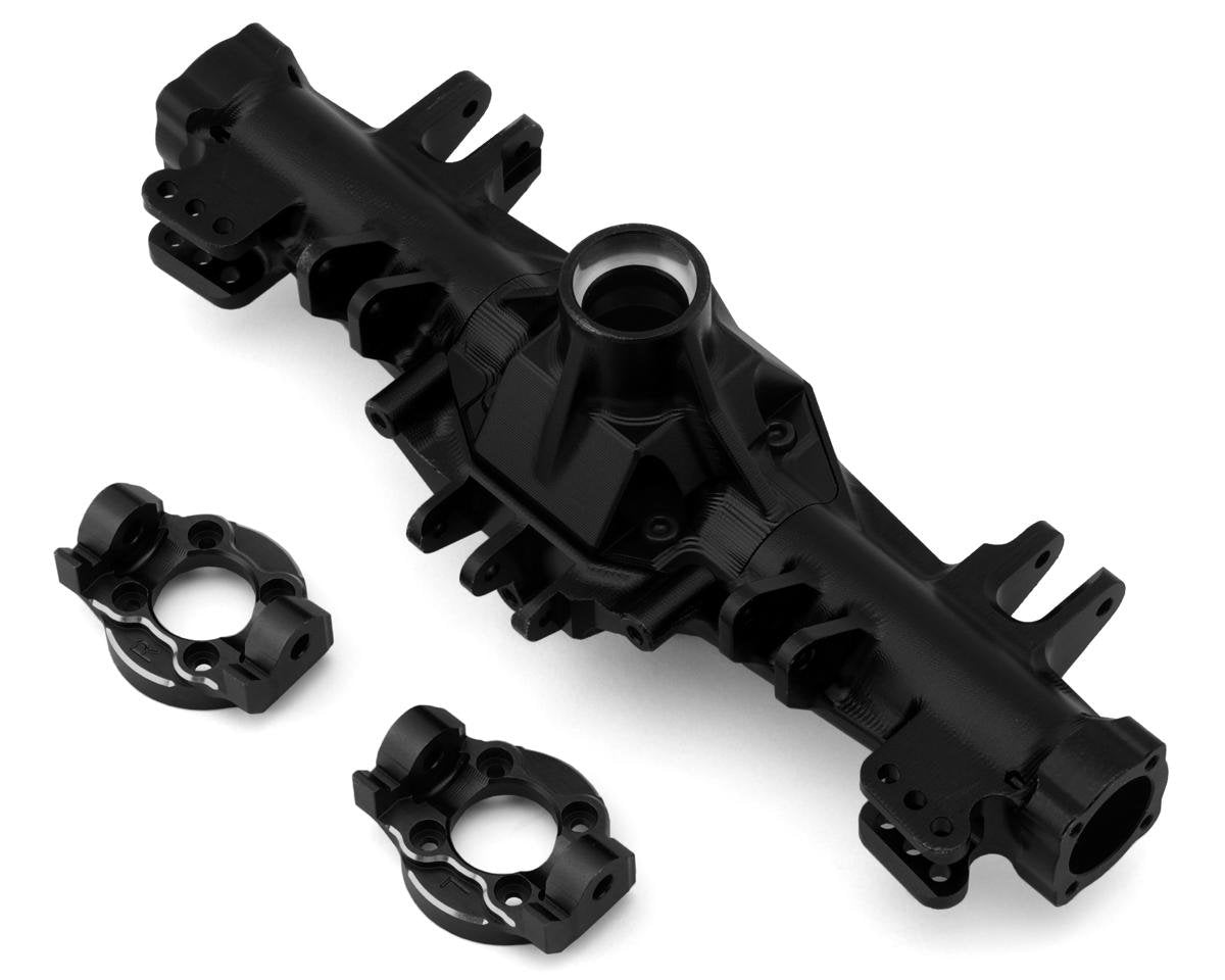 Treal Hobby Losi LMT CNC-Machined Aluminum Front Axle Housing (Black) (TLHTLMT-01)