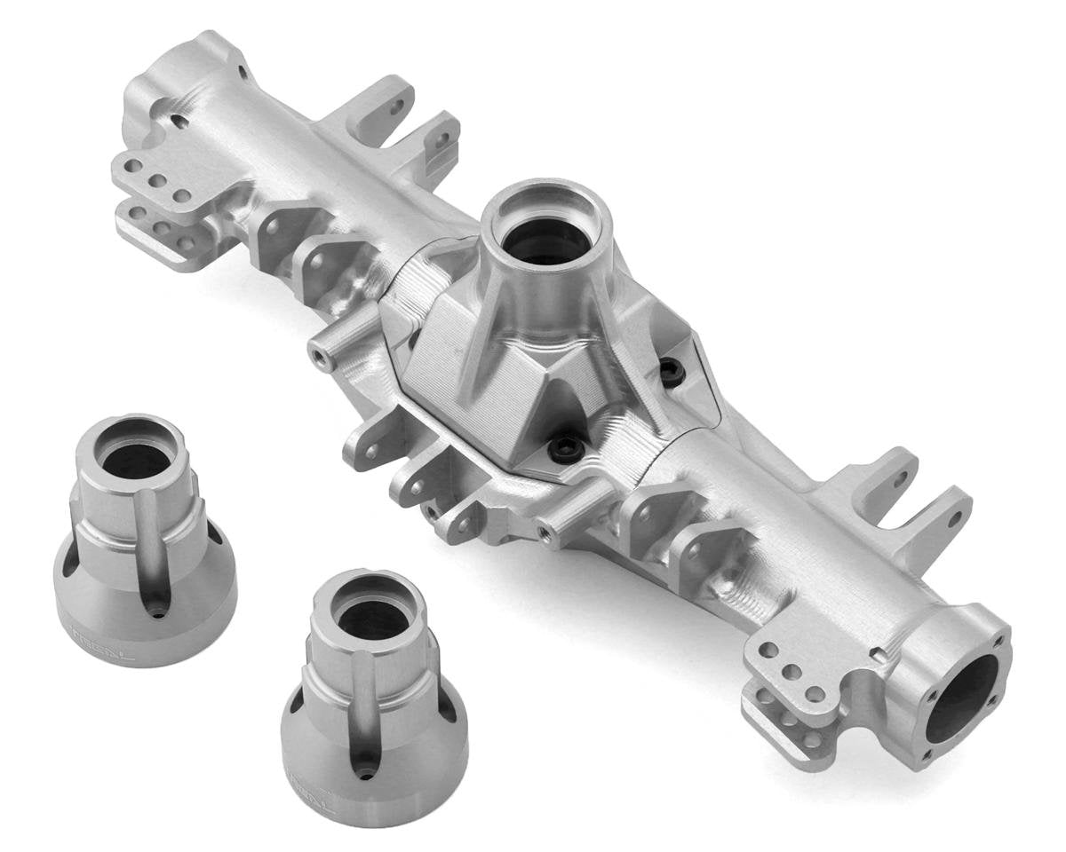Treal Hobby Losi LMT CNC-Machined Aluminum Rear Axle Housing (Silver) (TLHTLMT-04)