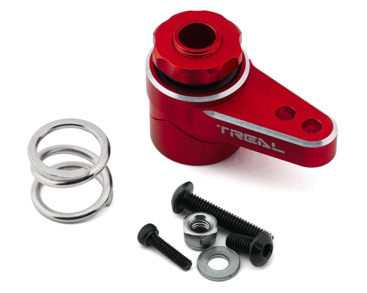 Treal Hobby Losi LMT Aluminum Servo Saver (25T) (Red) (TLHTLMT-104)