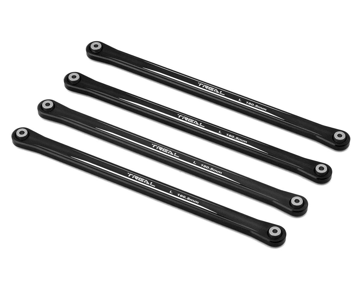 Treal Hobby Losi LMT Mega Aluminum Lower 4-Link Bar Set (Black) (160.5mm) (TLHTLMT-119)